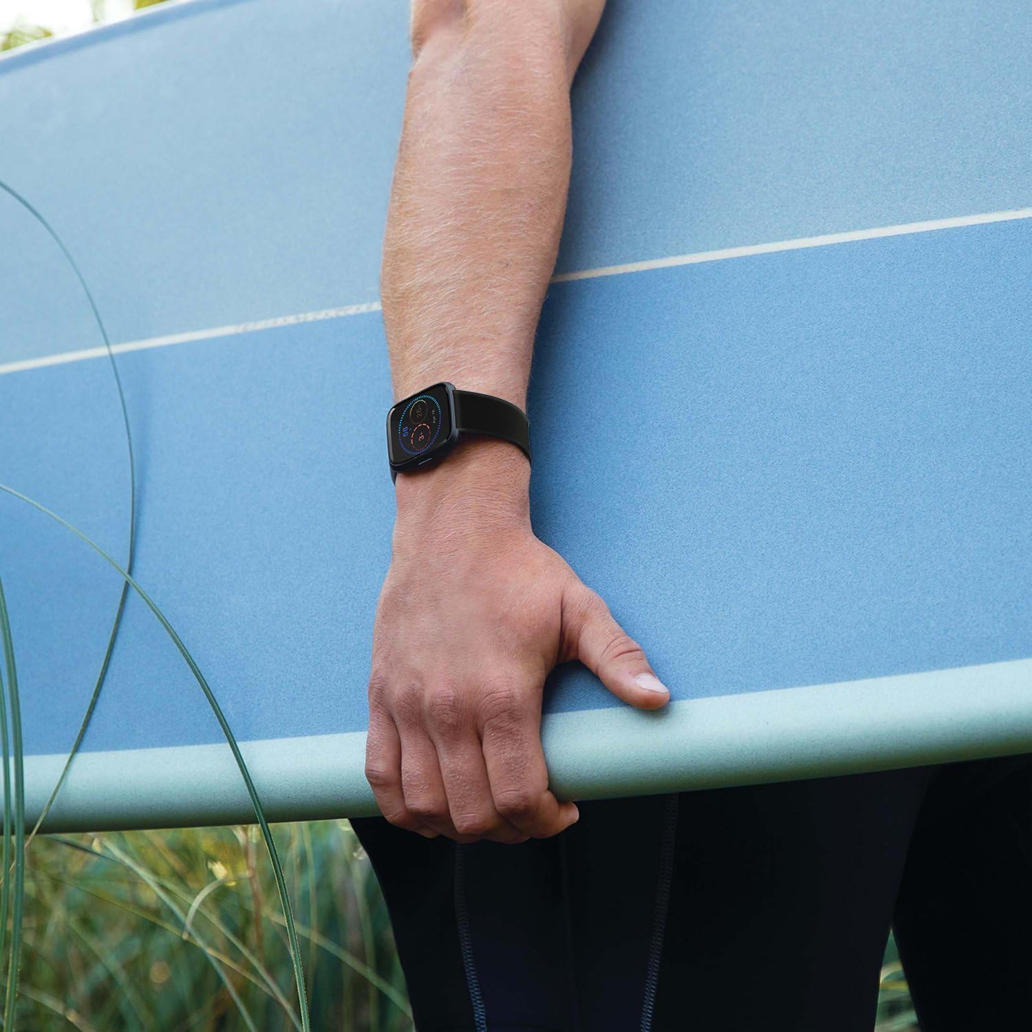 Fitbit Versa Band/Fitbit Versa Lite Bands, Sport Wristband Small Large Classic TPU Replacement Watch Band for Fitbit Versa & Fitbit Versa Lite &