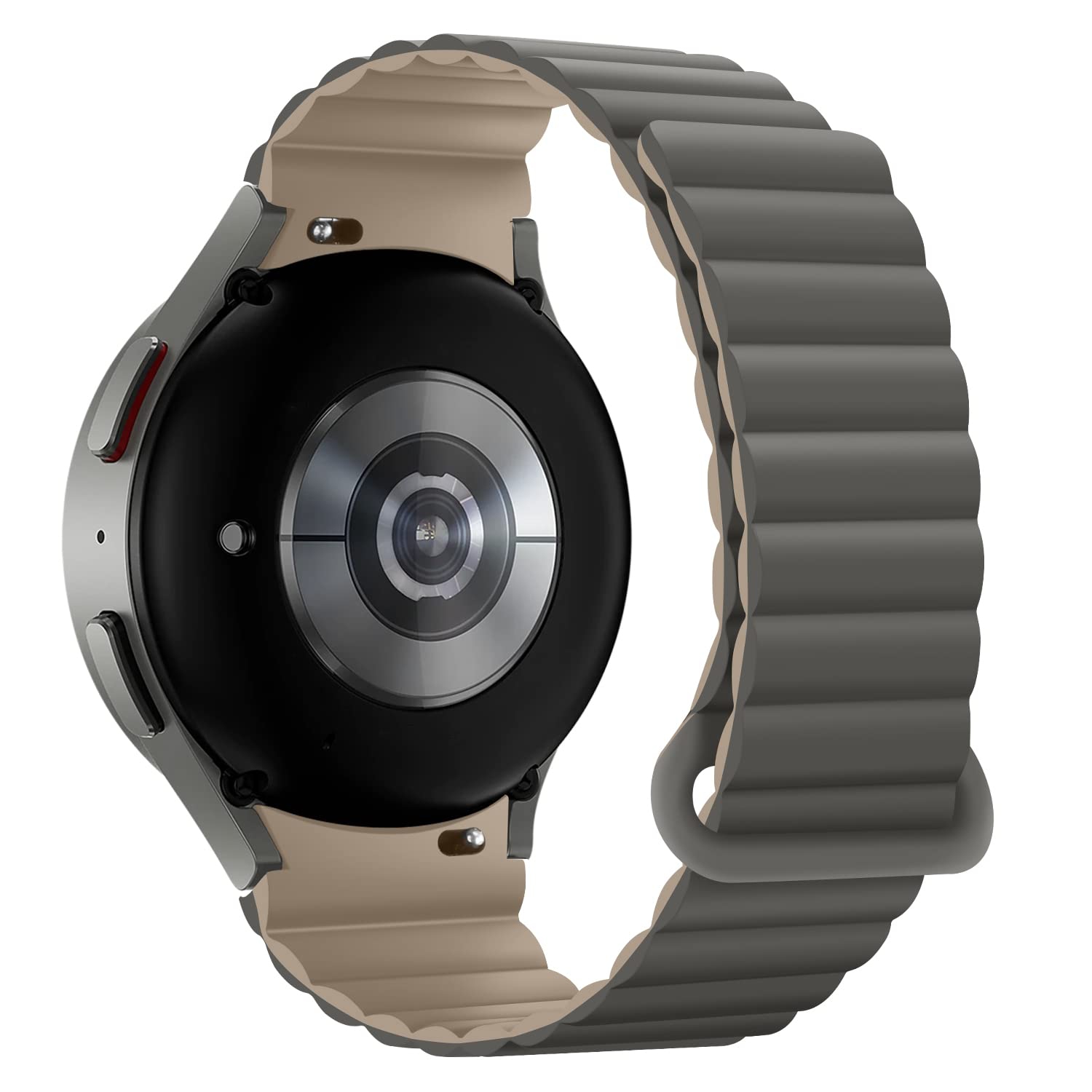 HITZEE&nbsp;Bands Compatible with Samsung Galaxy Watch 4 Band 40mm 44mm Galaxy Watch 5, 20mm Silicone Magnetic Loop Sport Strap Bracelet for Galaxy