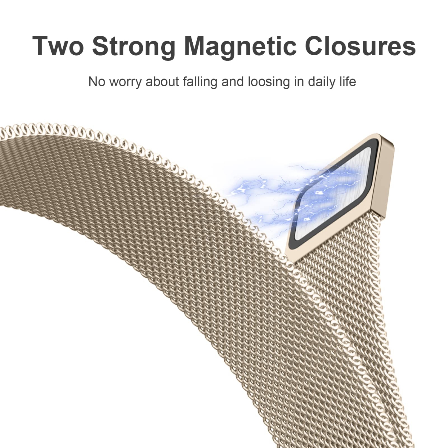 JQMUHLC – bracelets en acier inoxydable pour Versa 3/Sense et montre intelligente Sense 2/Versa 4 de Fitbit pour femmes, élégant bracelet ajustable à