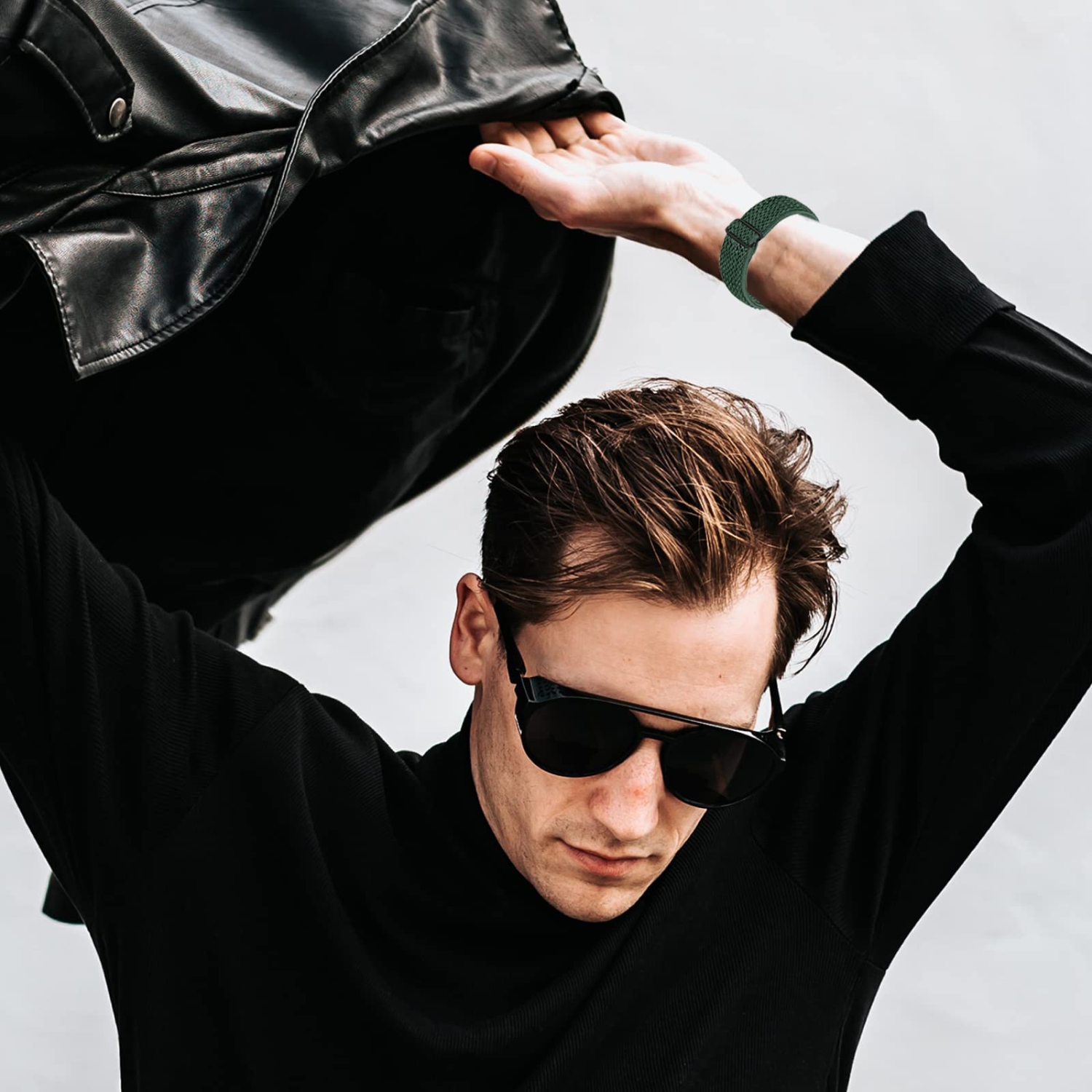 Bracelet en nylon élastique pour Pixel Watch 2 de Google, bracelet sport souple ajustable, bracelet tissé perméable à l'air pour hommes et femmes –