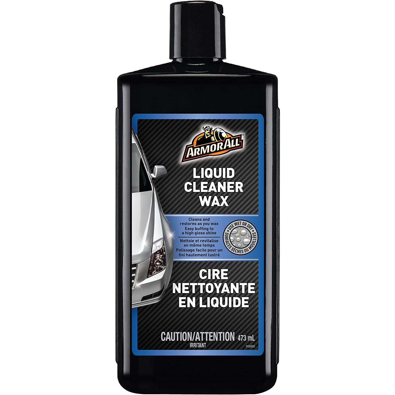 ArmorAll - Liquid Car Wash Wax, Easy Polish, High Gloss Finish, 473mL