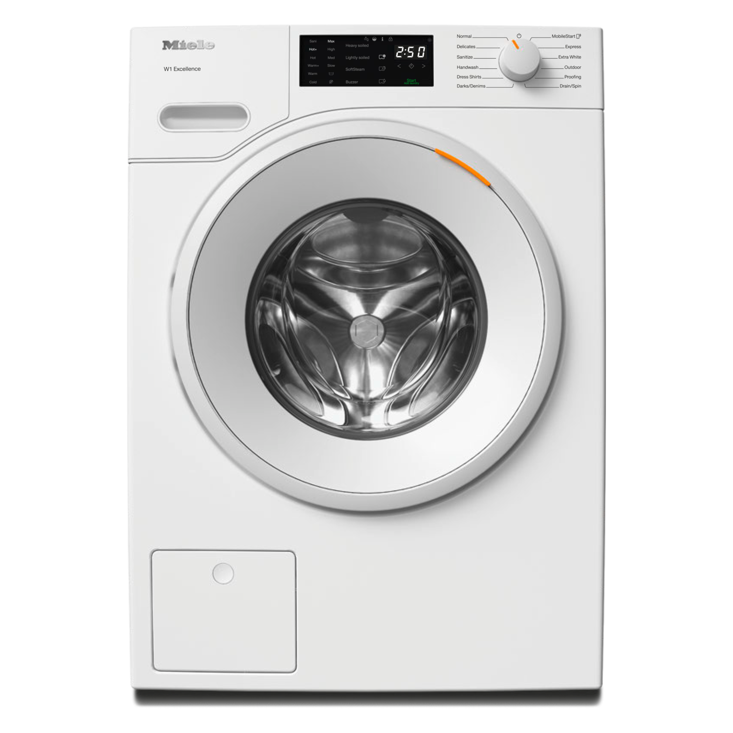 Laveuse Wi-Fi WXD160 WCS de Miele – CapDosing, technologie à vapeur, contrôle intelligent par application, ENERGY STARMD – 11XD1601CDN