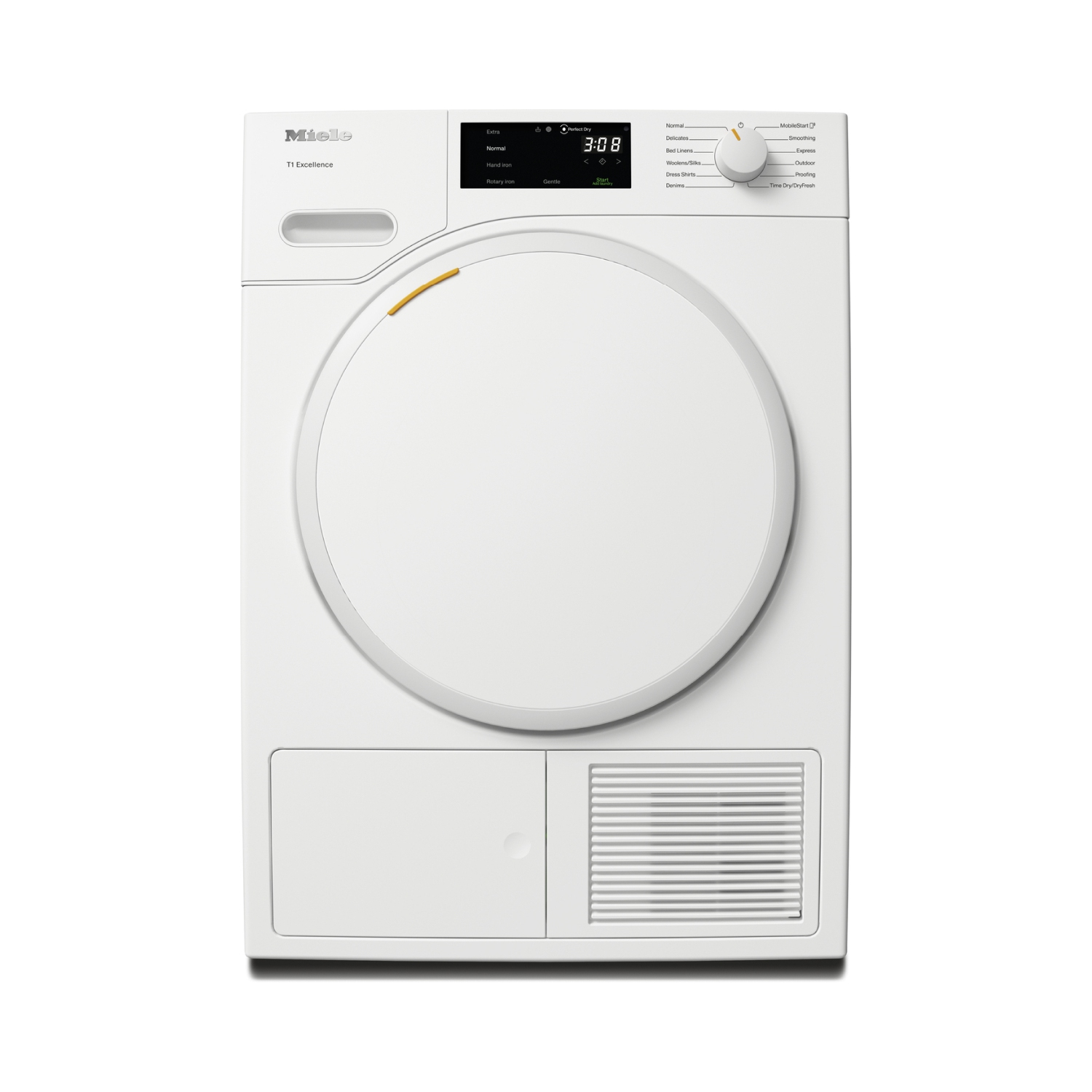 Miele Heat-Pump Dryer Machine with Miele@home and FragranceDos - TXD160 WP Lotus White