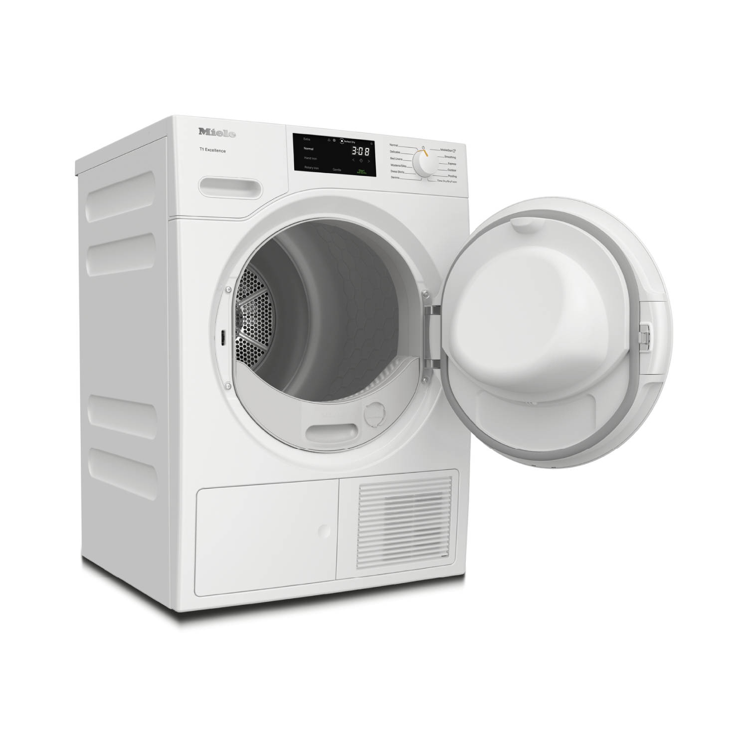 Sécheuse à pompe à chaleur de Miele avec Miele@Home et Fragrancedos - TXD160 WP Lotus White