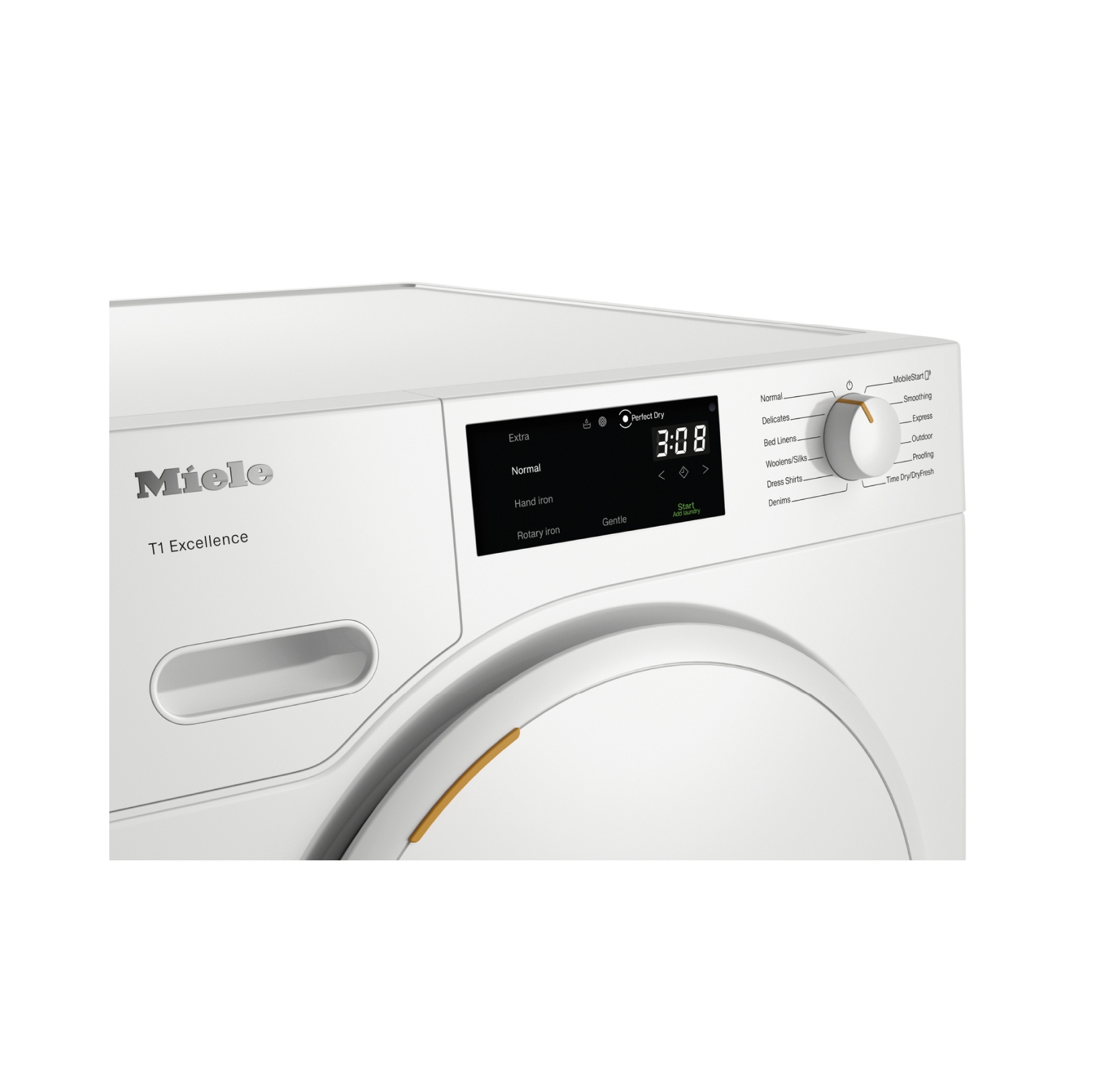 Sécheuse à pompe à chaleur de Miele avec Miele@Home et Fragrancedos - TXD160 WP Lotus White