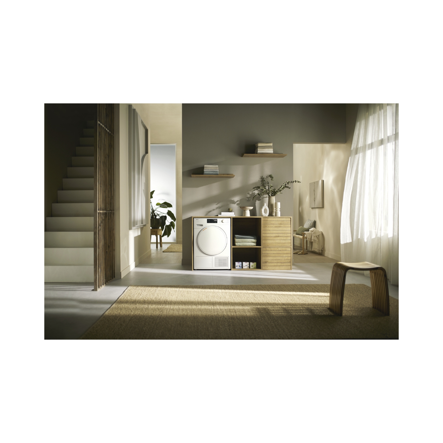 Sécheuse à pompe à chaleur de Miele avec Miele@Home et Fragrancedos - TXD160 WP Lotus White