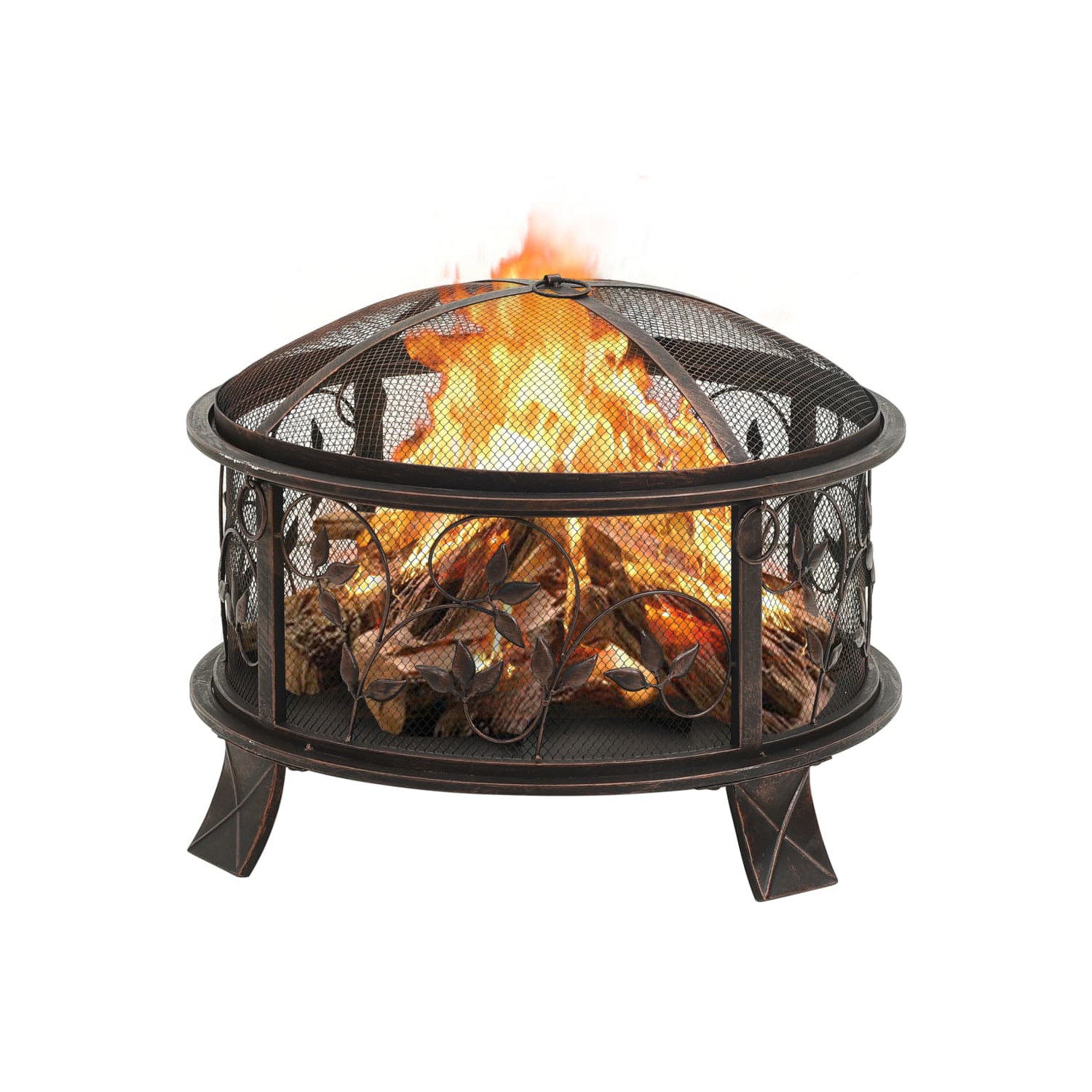 Foyer rustique VIDAXL avec tisonnier 26.6 XXL acier