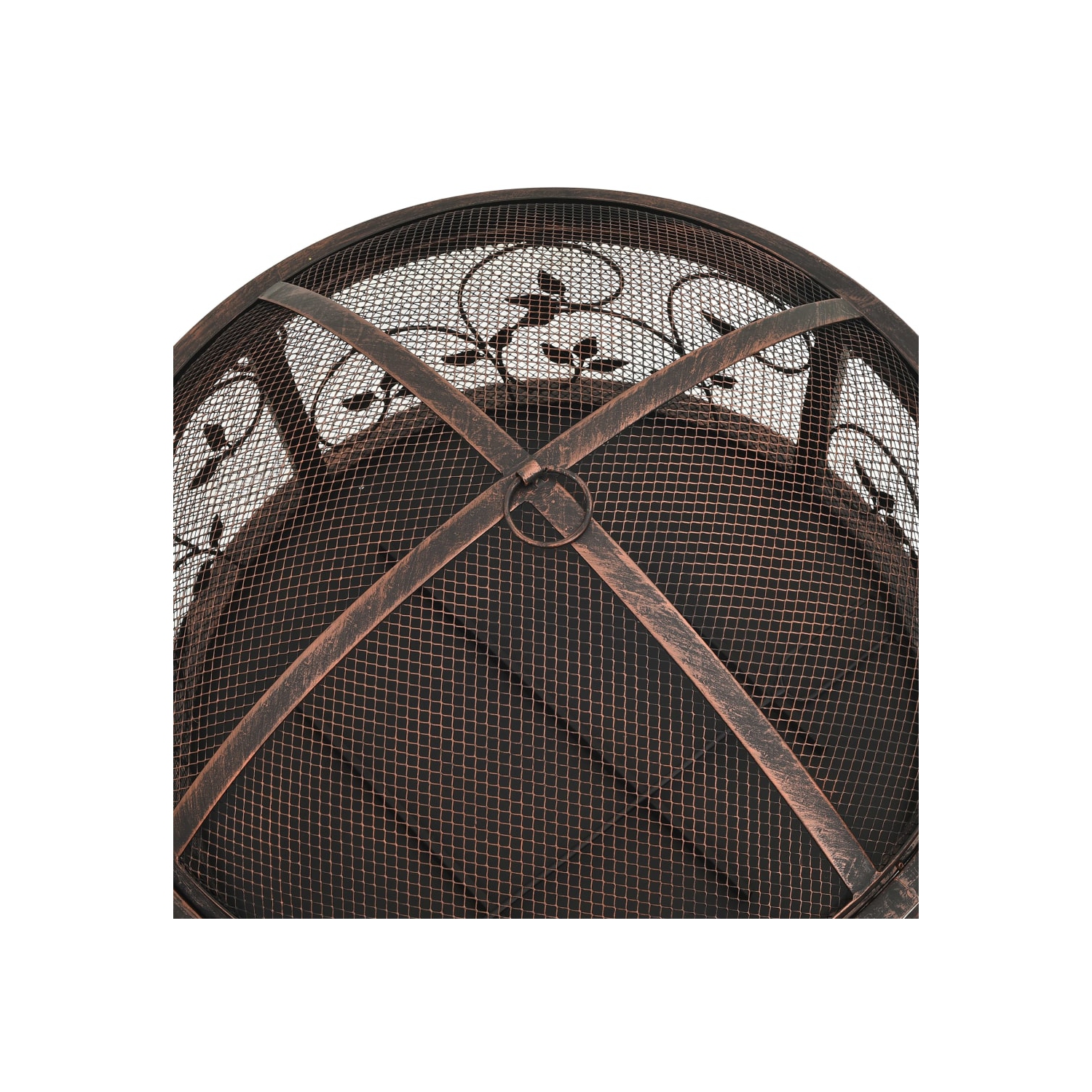 Foyer rustique VIDAXL avec tisonnier 26.6 XXL acier