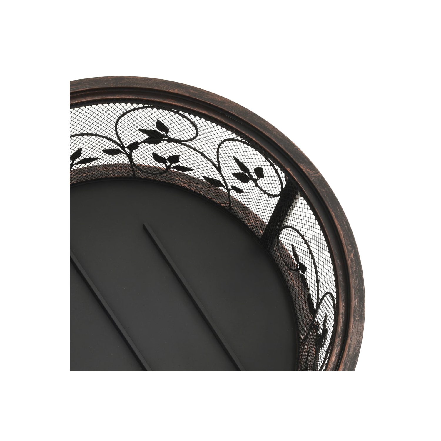 Foyer rustique VIDAXL avec tisonnier 26.6 XXL acier