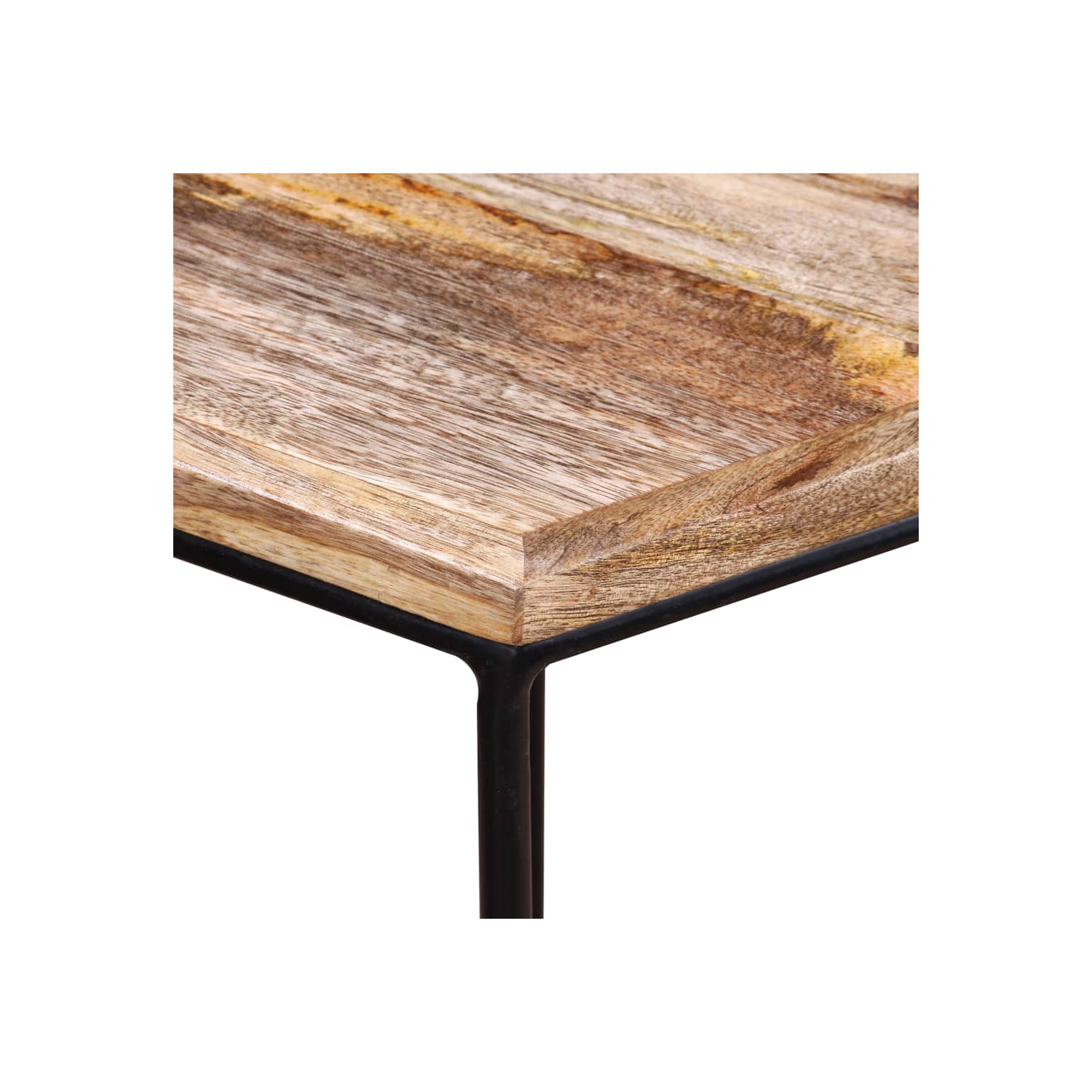 vidaXL Coffee Table Solid Mango Wood 18.9" x18.9"x15.7"