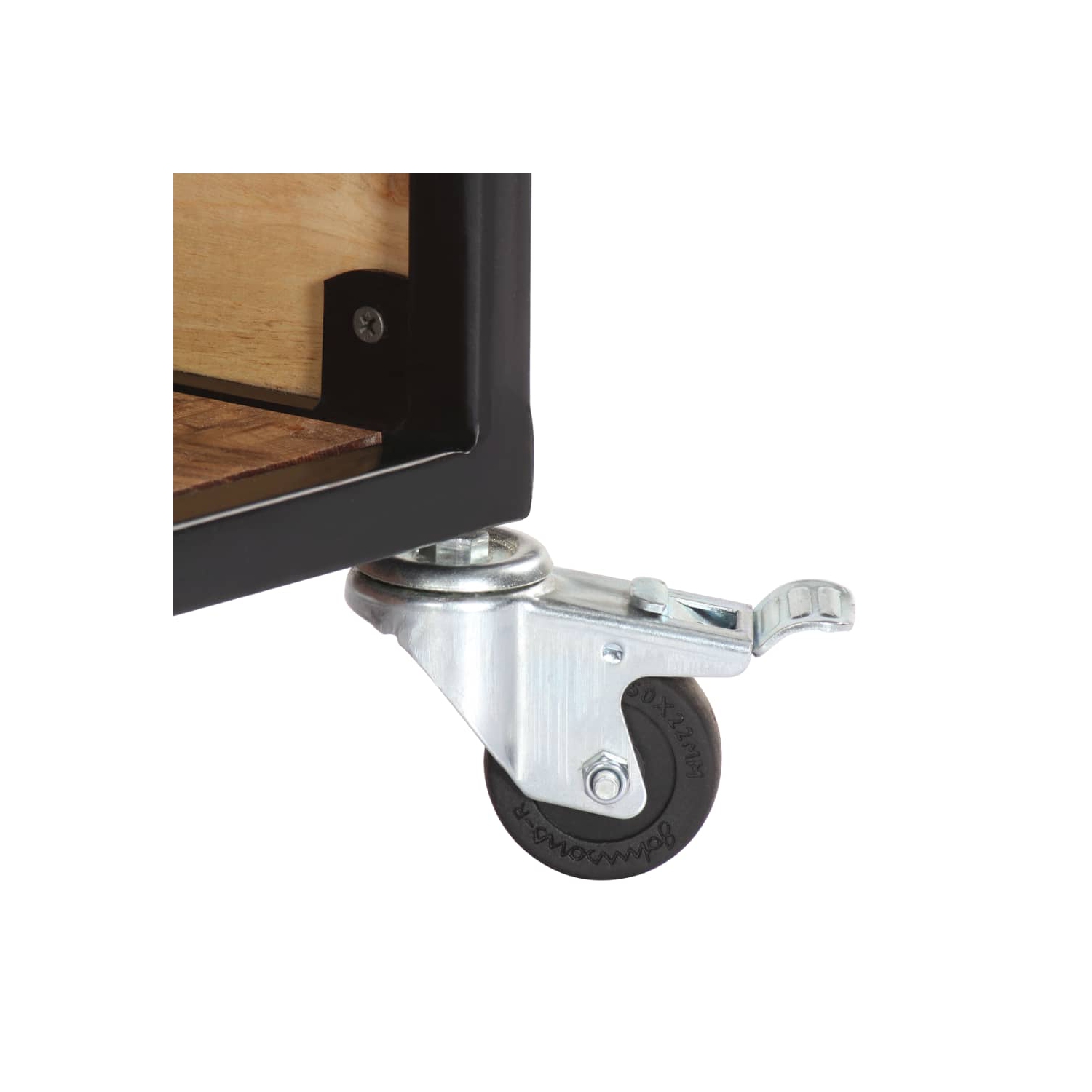 Table basse VidaXL en bois d’acacia massif, 27.5 x 27,5 x 12,5 po