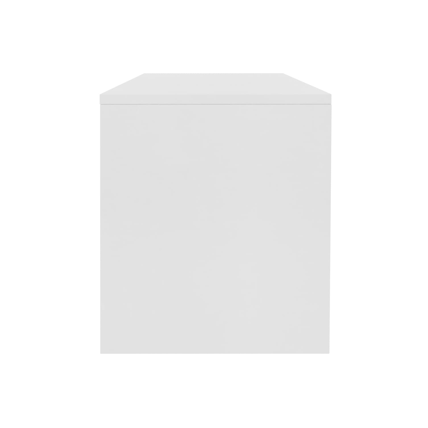 vidaXL Coffee Table White 39.4"x15.7"x15.7" Chipboard