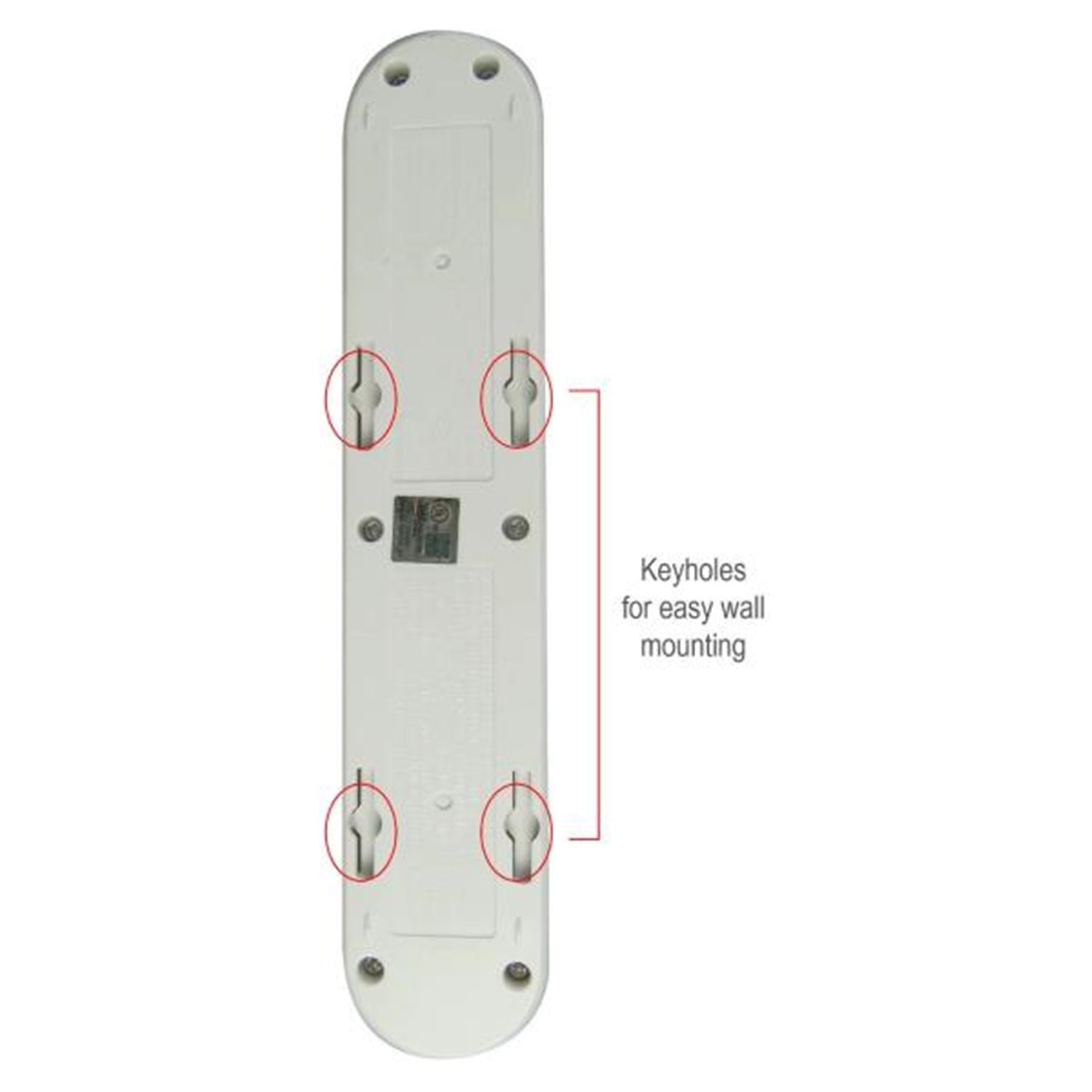 Hyper Tough - Protecteur de Surtension à 6 Prises, 900 Joules, Câble de 6 Pieds, Blanc