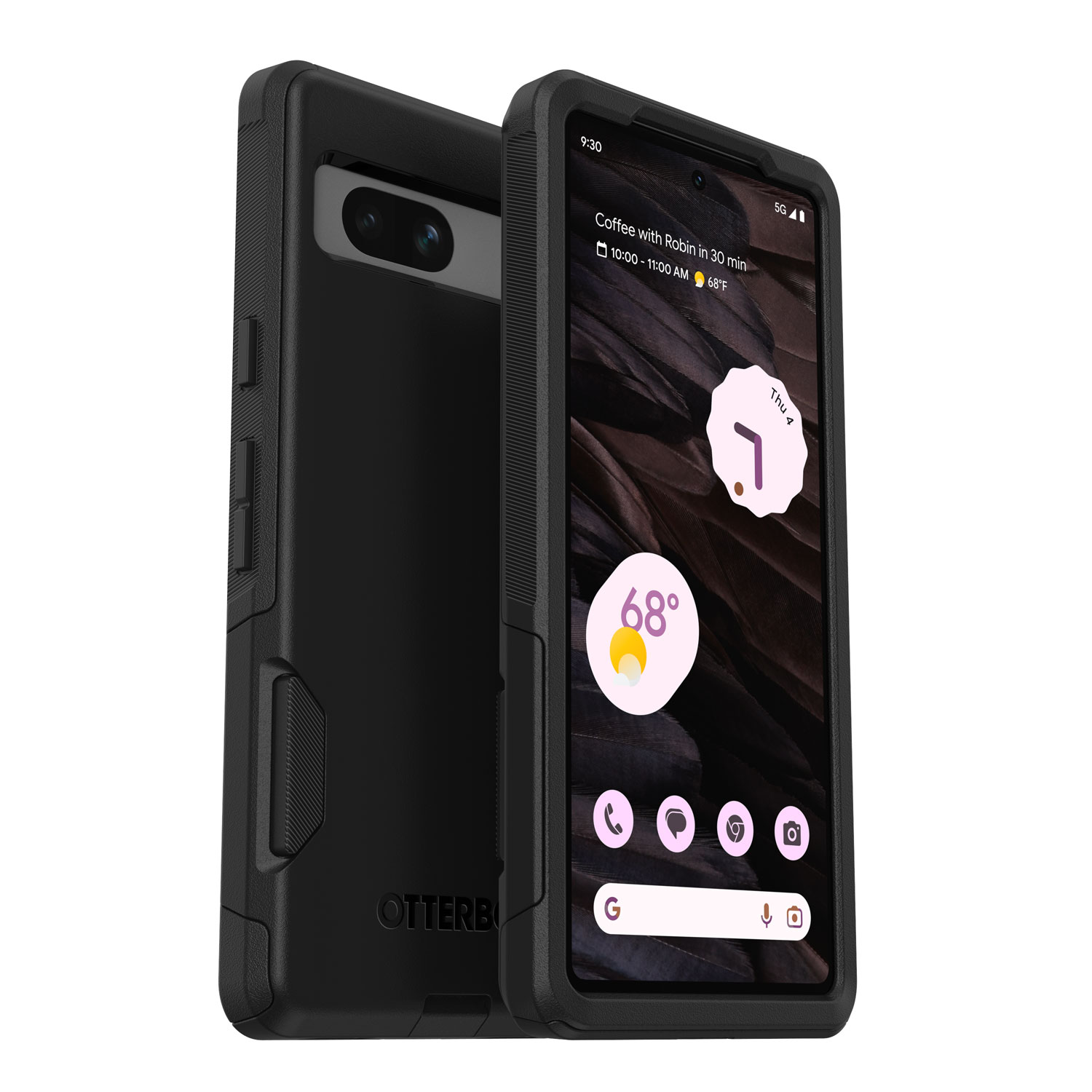 OtterBox Commuter Fitted Hard Shell Case for Pixel 7a - Black