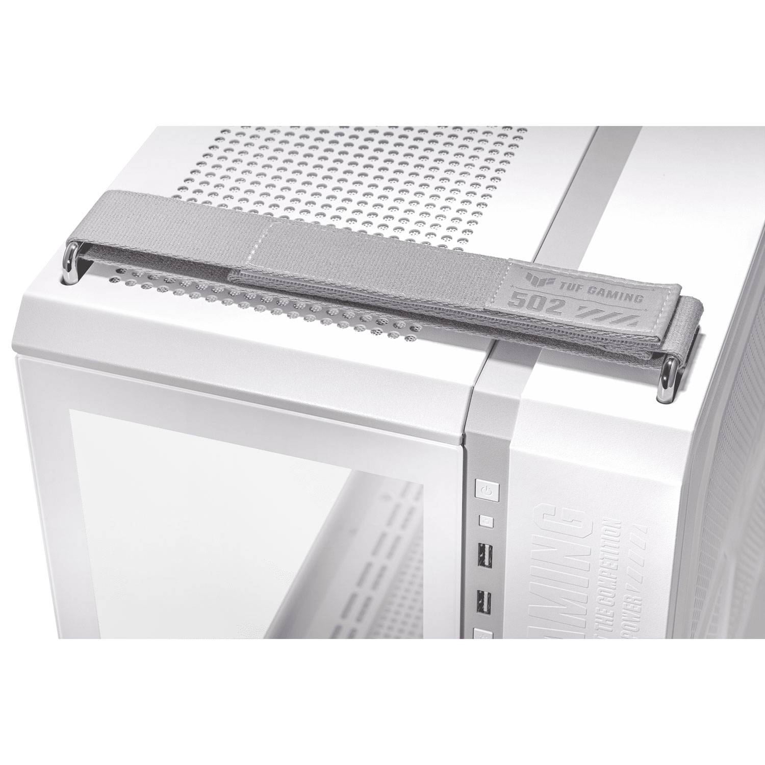 ASUS TUF Gaming GT502 Mid-Tower ATX Computer Case - White