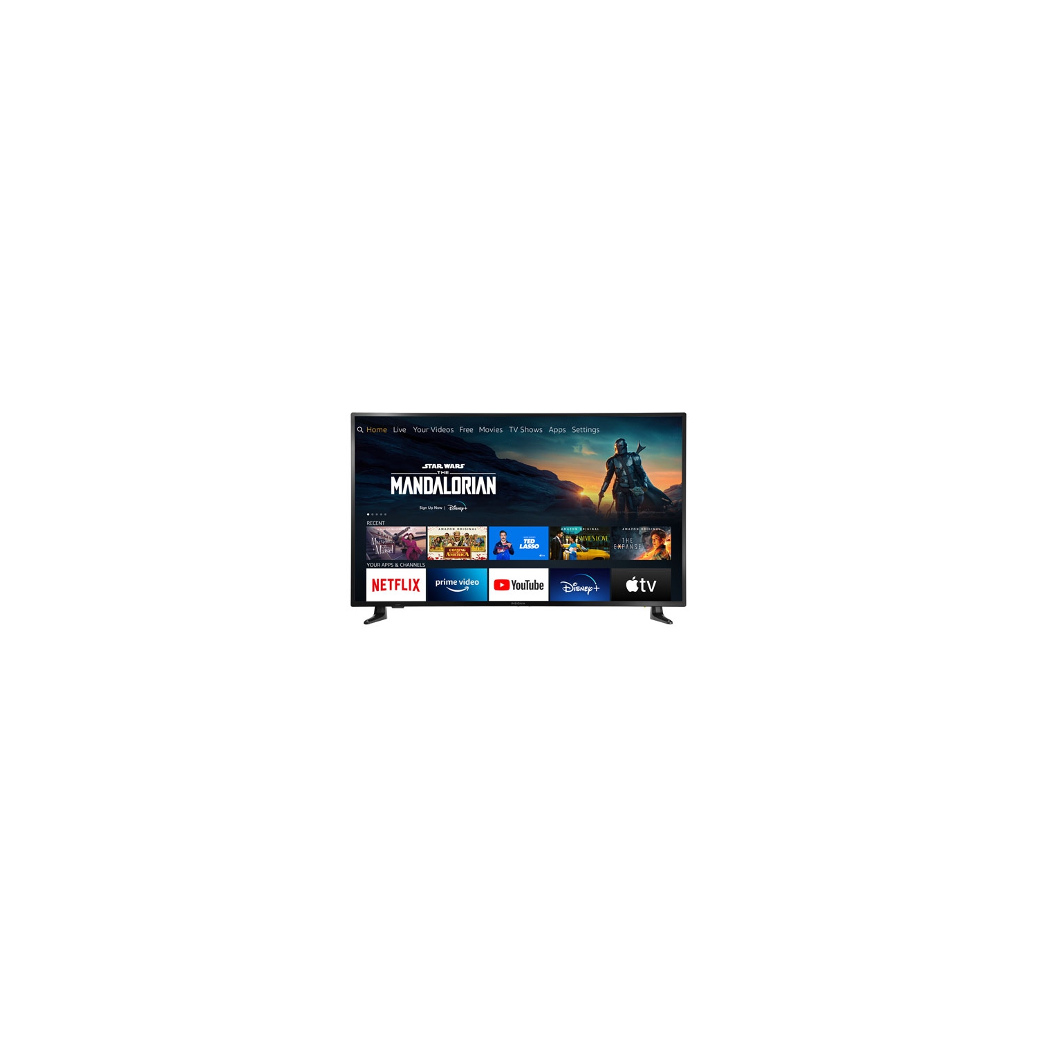 Refurbished (Excellent) - Insignia 55" 4K UHD HDR LCD Smart TV (NS-55F301CA22) - Fire TV Edition - 2020 - *BC/AB/SK/MB DELIVERY ONLY*