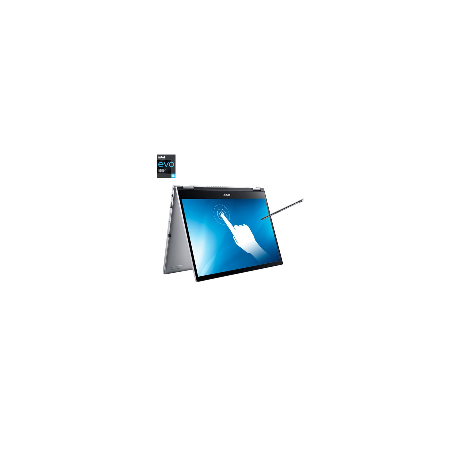 Refurbished (Fair) - Acer Spin 13.3" Touchscreen 2-in-1 Laptop - Silver (Intel Evo i5-1135G7/512GB SSD/8GB RAM/Windows 11)