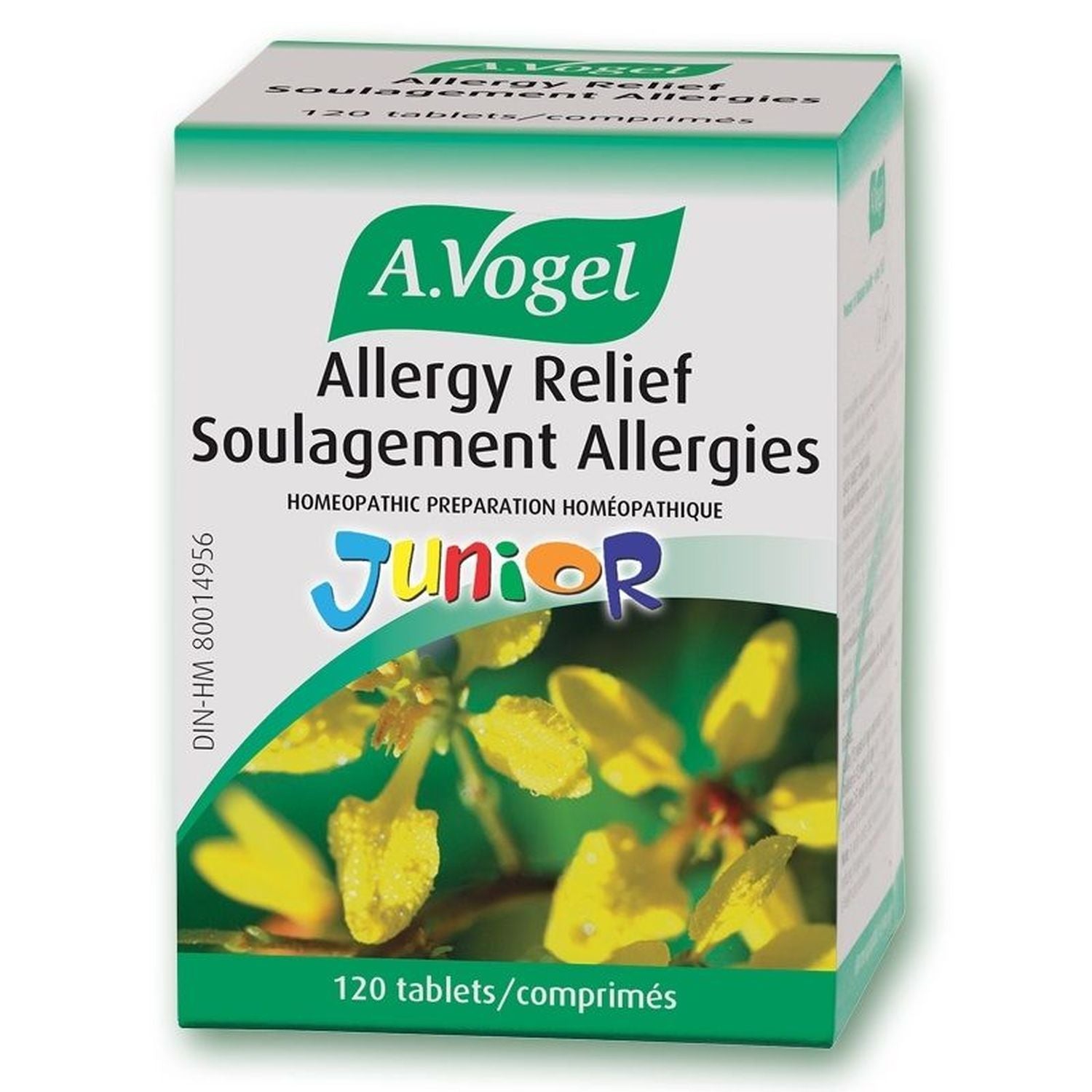 BioForce - A.VOGEL REMEDIES, ALLERGY RELIEF - JUNIOR - ALLERGIES, 120 TABS