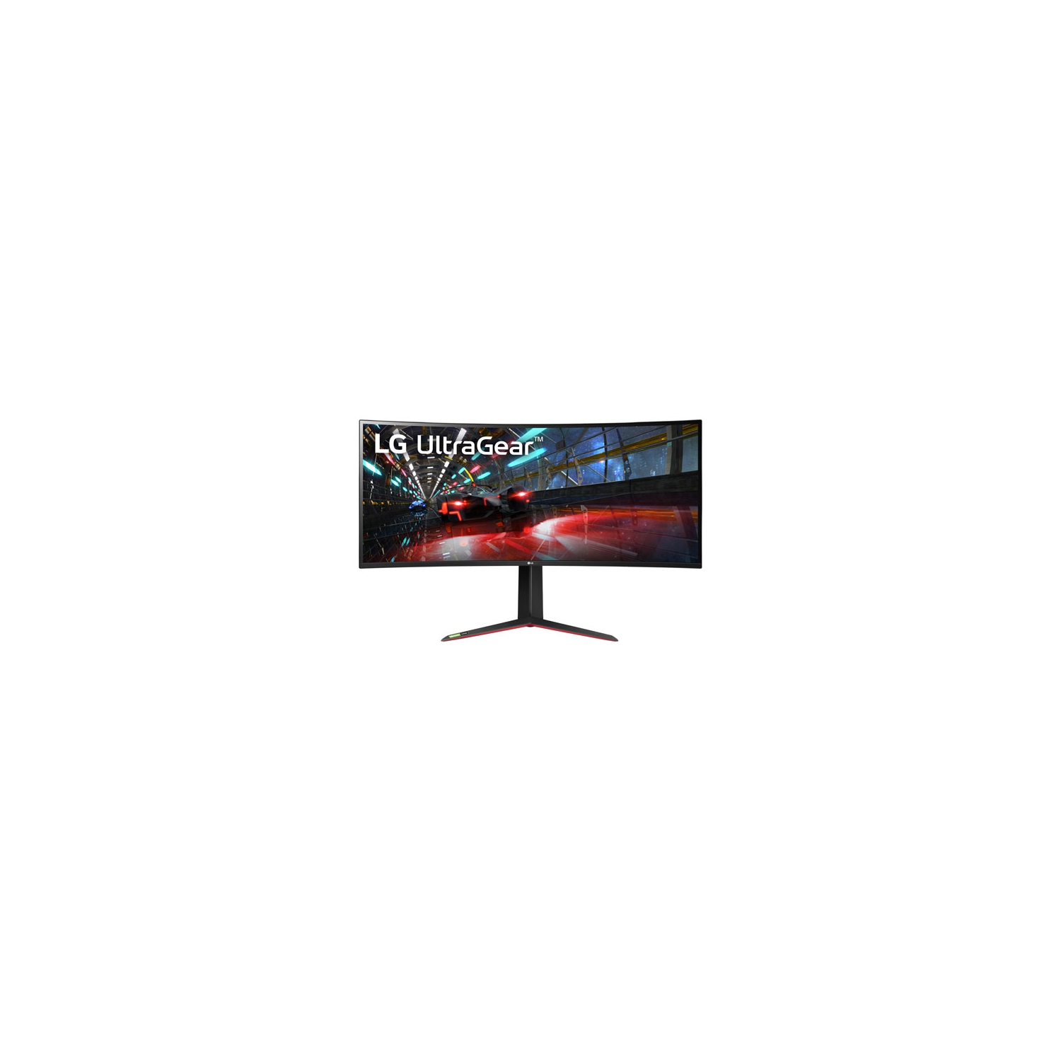 Refurbished (Excellent) - LG UltraGear 37.5" 1440p WQHD 144Hz 1ms GTG Curved IPS LED G-Sync FreeSync Gaming Monitor (38GN950-B)