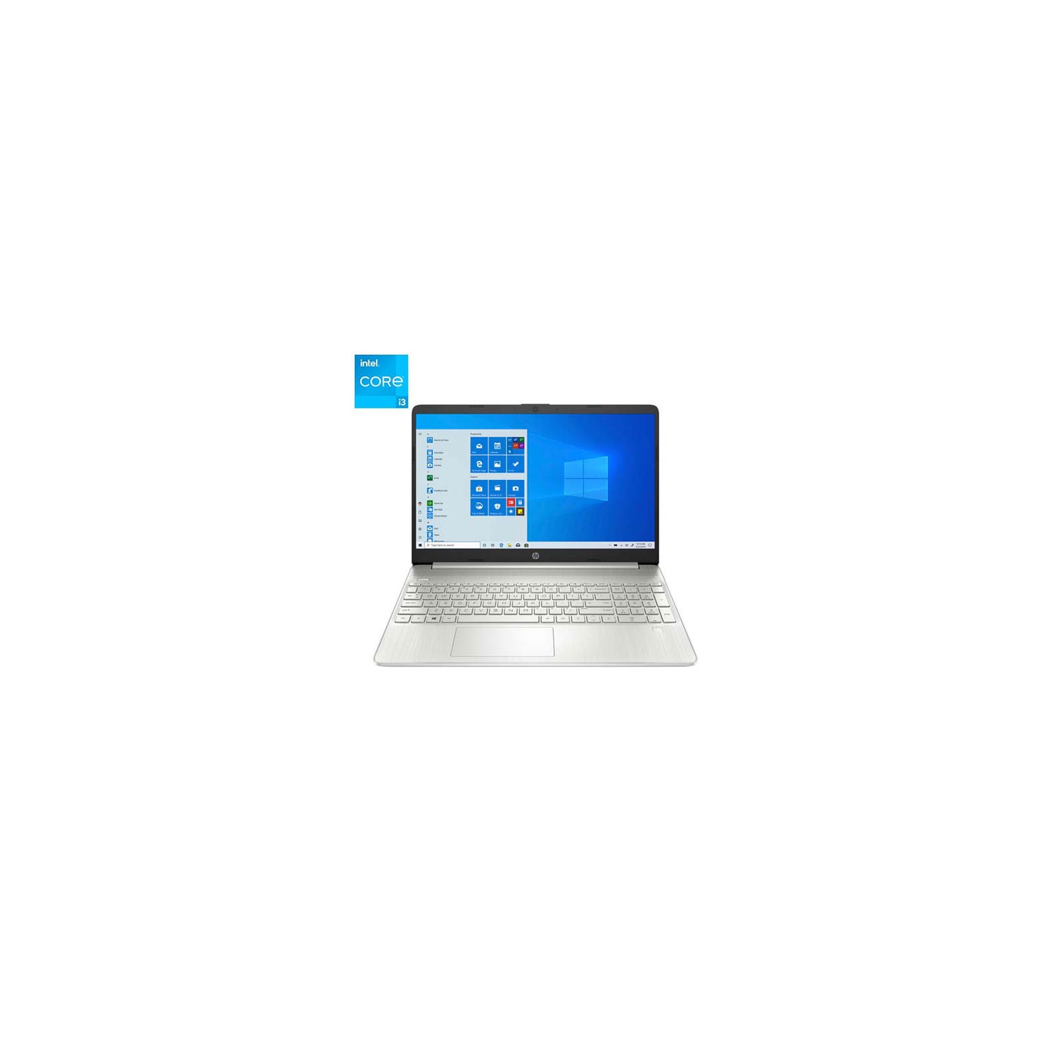 Refurbished (Excellent) - HP 15.6" Laptop - Natural Silver (Intel Quad Core i3-1125G4/256GB SSD/8GB RAM/Windows 10)