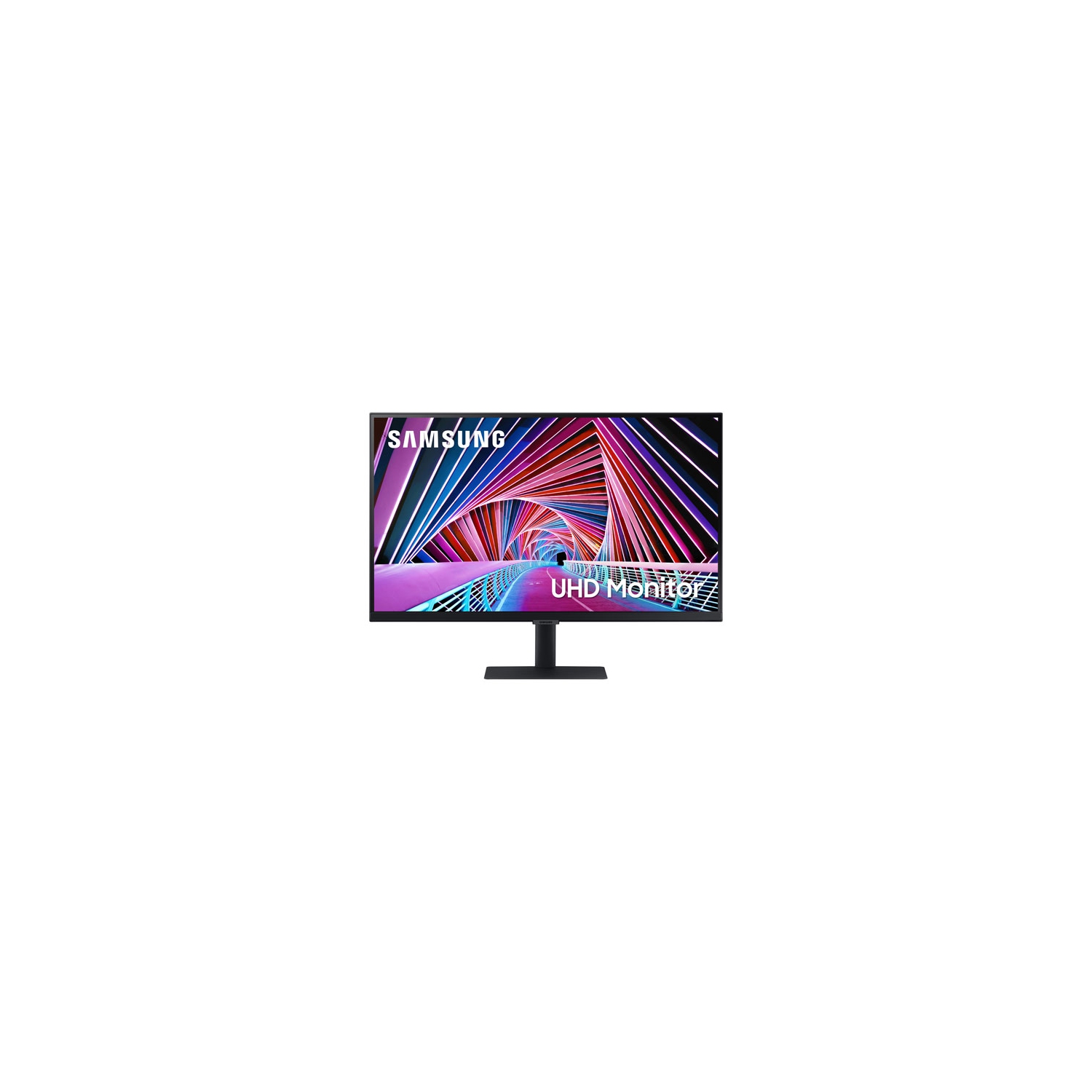 Refurbished (Excellent) - Samsung 27" 4K Ultra HD 60Hz 5ms GTG IPS LED HDR FreeSync Gaming Monitor (LS27A704NWNXZA) - Black