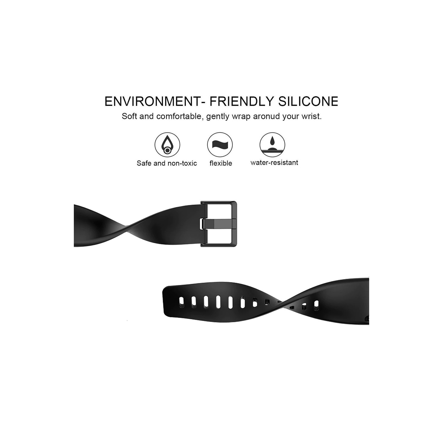 Fitbit Versa, Versa Lite, Versa 2, Versa SE, Vancle Classic Accessory Bands Replacement Sports Watch Wristband Strap