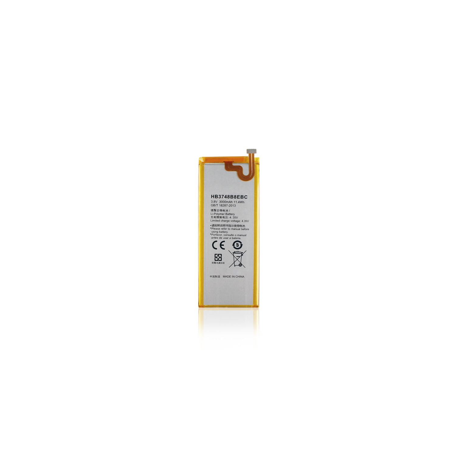 Replacement Replacement Battery Compatible For Huawei Nexus G7 (G7-TL100) (HB3748B8EBC)