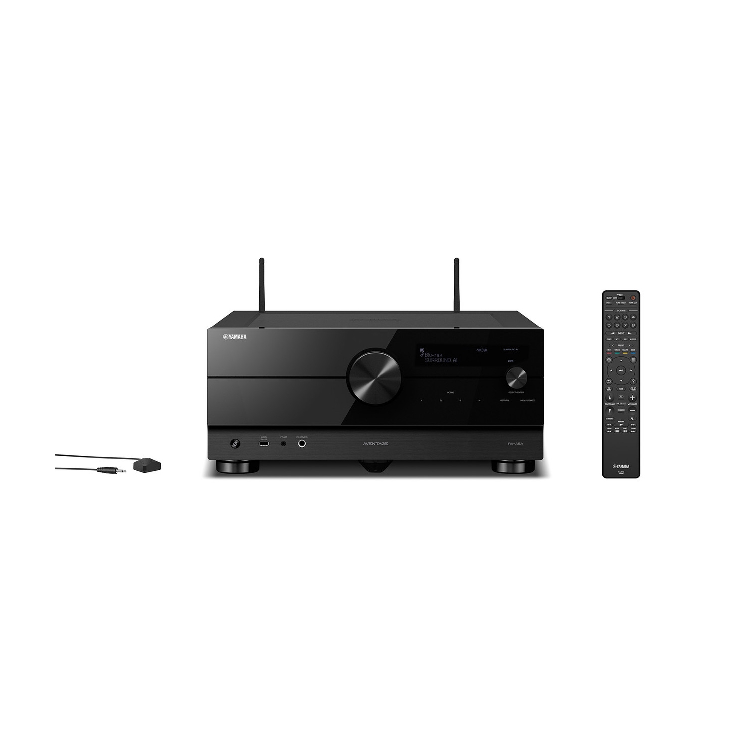Récepteur AV 11.2 canaux 150 W RX-A8A de Yamaha avec HDMI 8K et MusicCast - Noir