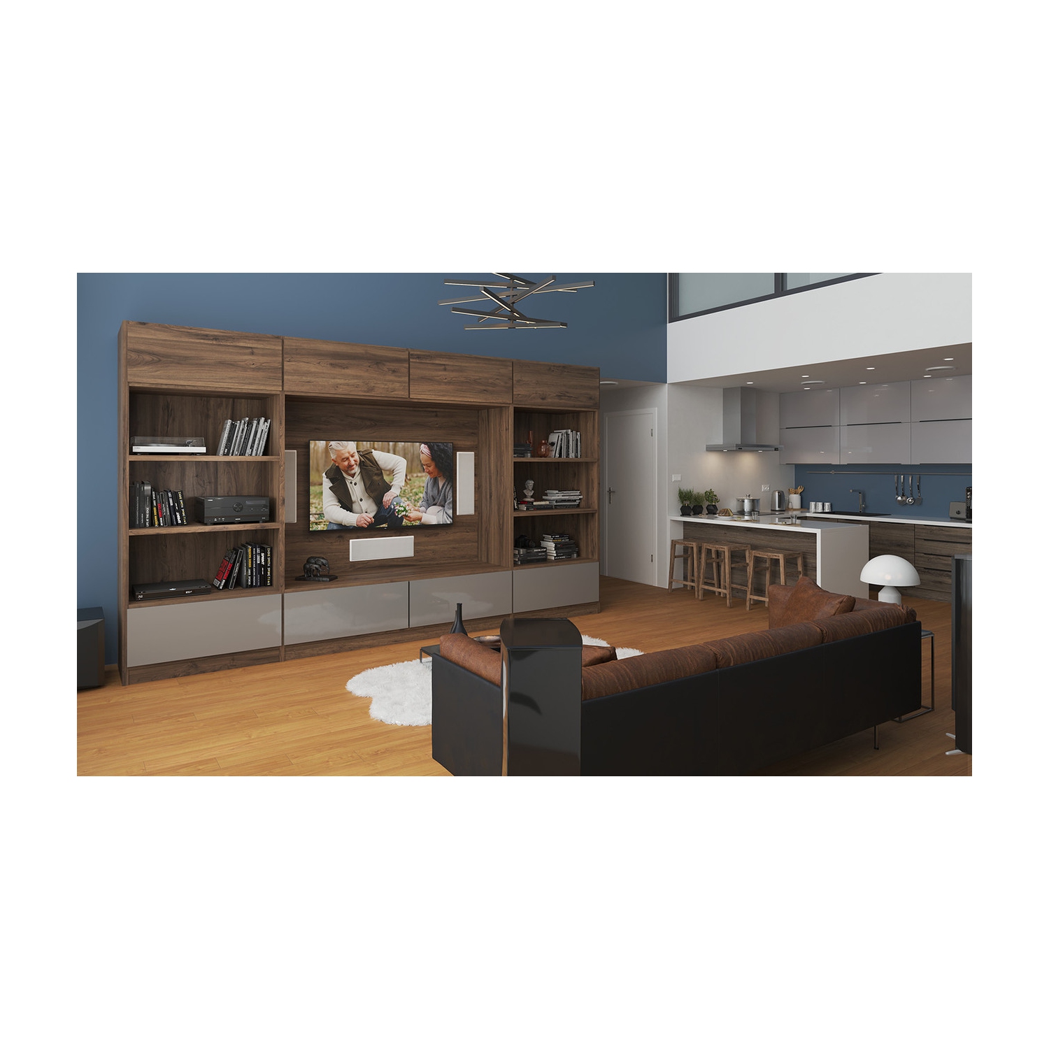 Yamaha – récepteur AV 9.2 canaux 150 W RX-A6A avec HDMI 8K et MusicCast - Noir