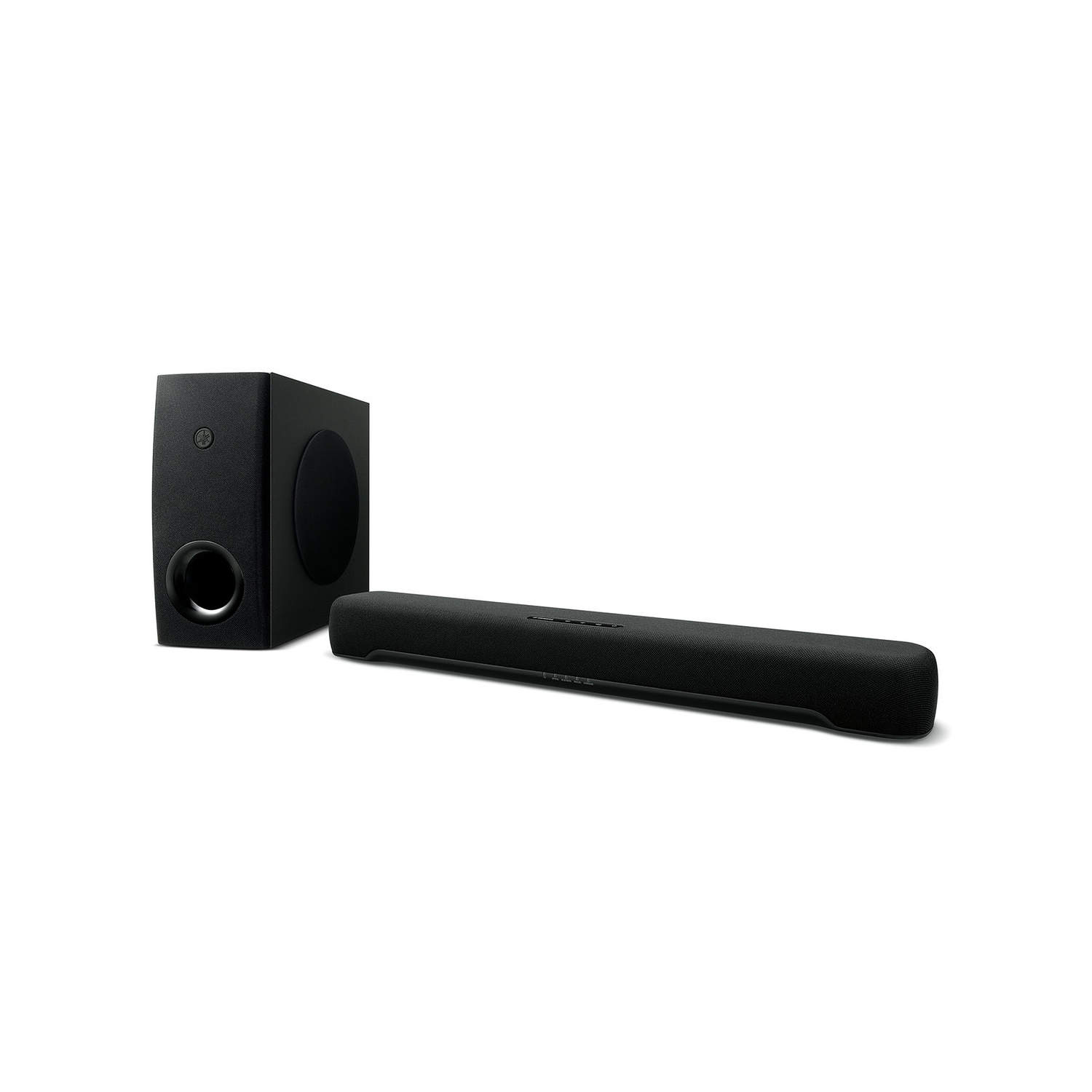 Yamaha - SR-C30ABL 2.1-Channel Indoor Compact Bluetooth Sound Bar with Wireless Subwoofer - Black