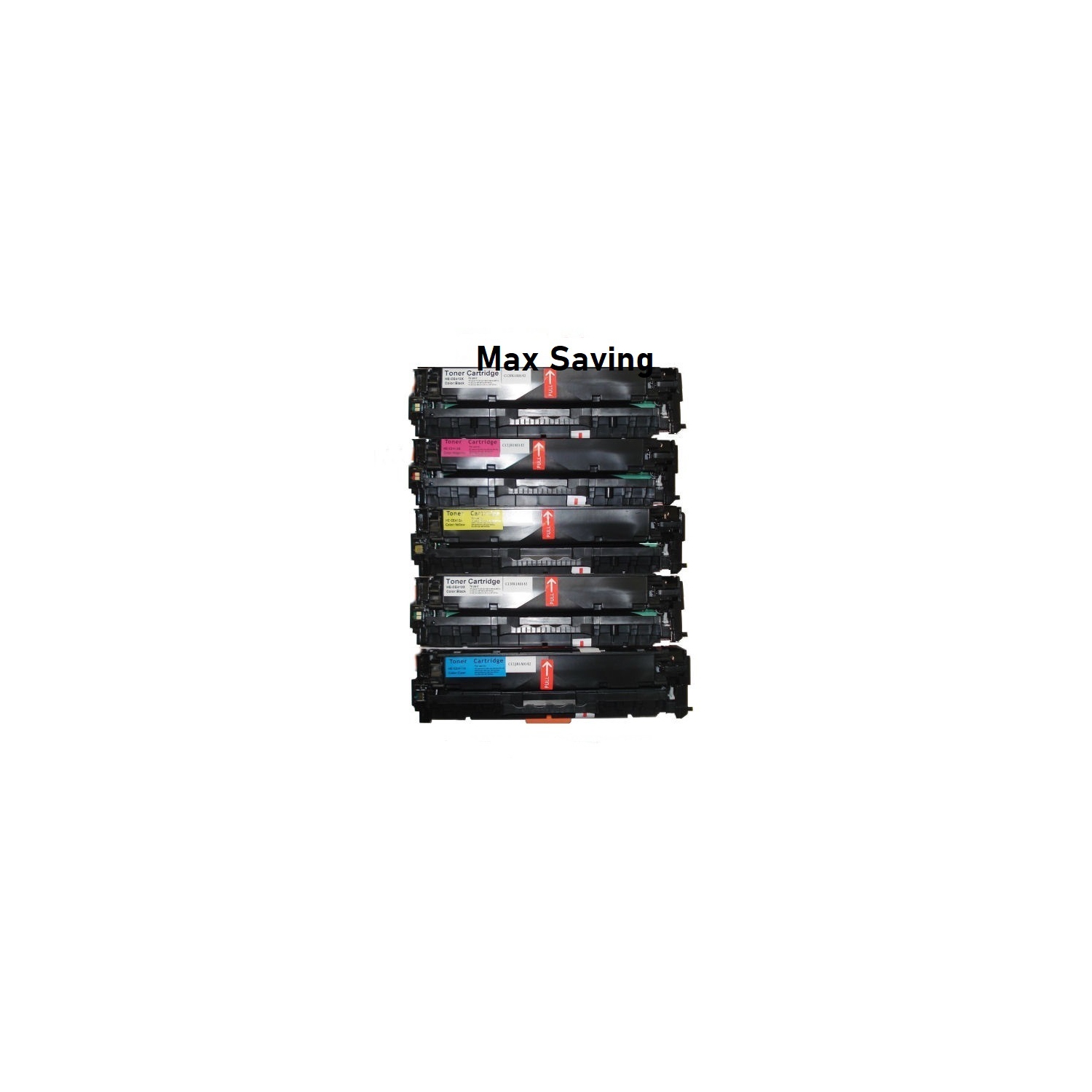 Max Saving - 5PK CRG 045H, 045 High Yield Compatible Toner Cartridge for Canon 045 Color imageCLASS MF634Cdw/MF632Cdw/ LBP612Cdw/LBP613Cdw/LBP611Cn