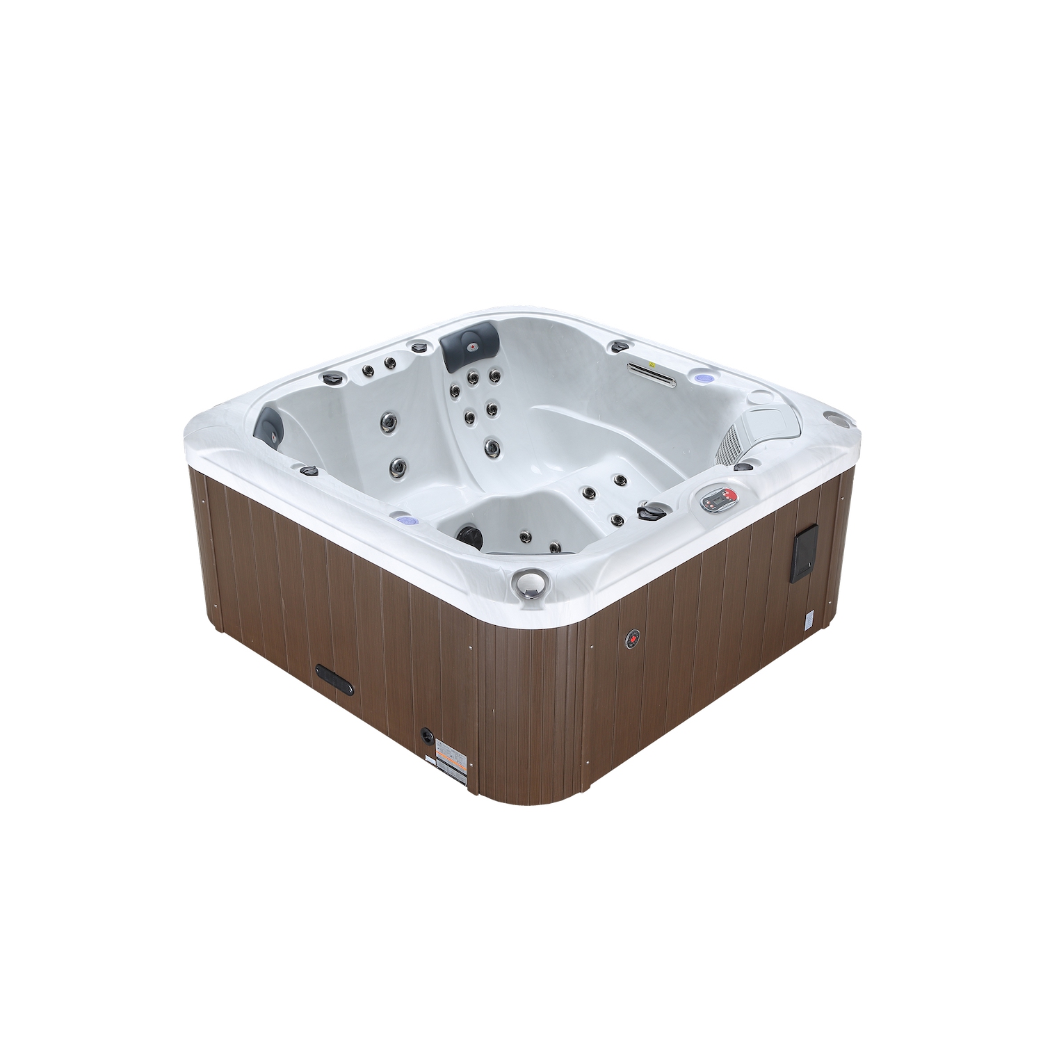 Cambridge 6-Person 34-Jet Hot Tub with LED Lighting and Bluetooth Audio