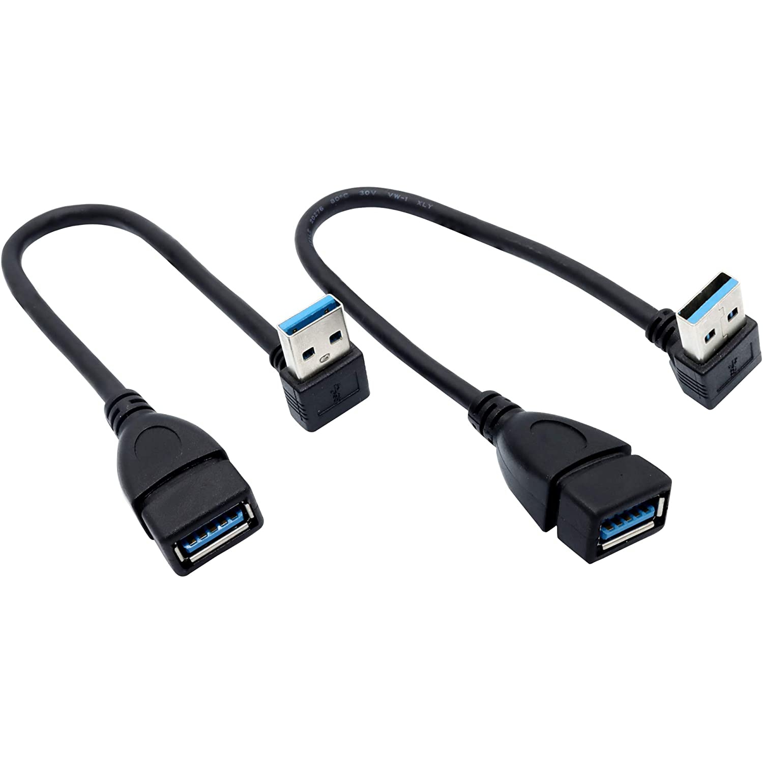 Male to Female Extension Cable - 2Pack USB 3.0 Male to Female Adapter 7.9inches