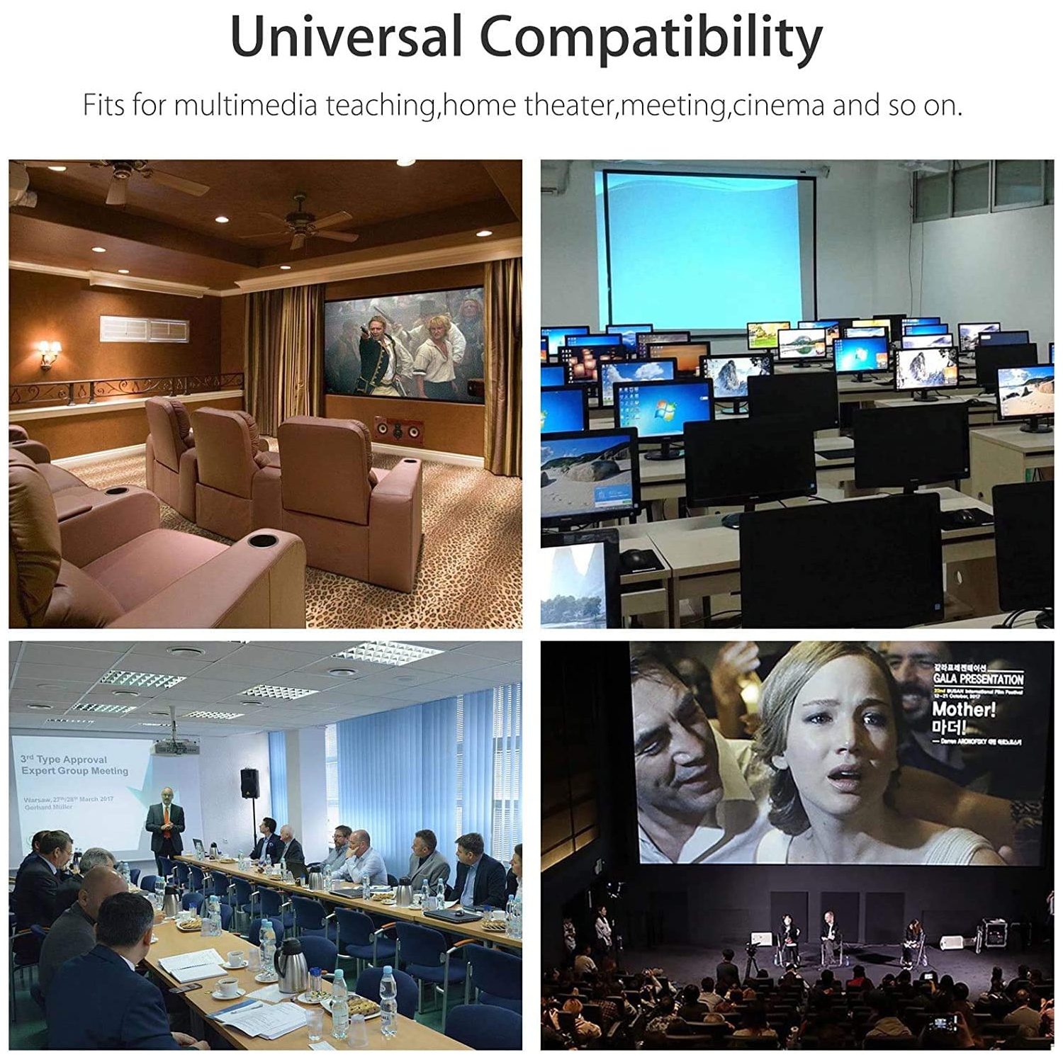 Display Port to VGA, Gold-Plated DisplayPort to VGA Converter Adapter for Computer, Desktop, Laptop, PC, Monitor, Projector, HDTV, HP, Lenovo, Dell,