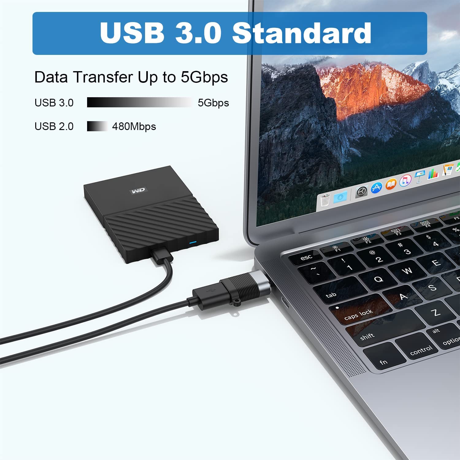 Adaptateur USB-C, connecteur de convertisseur micro USB mâle vers USB-C femelle, USB 3.0 mâle vers USB-C femelle, connecteur de convertisseur USB-C