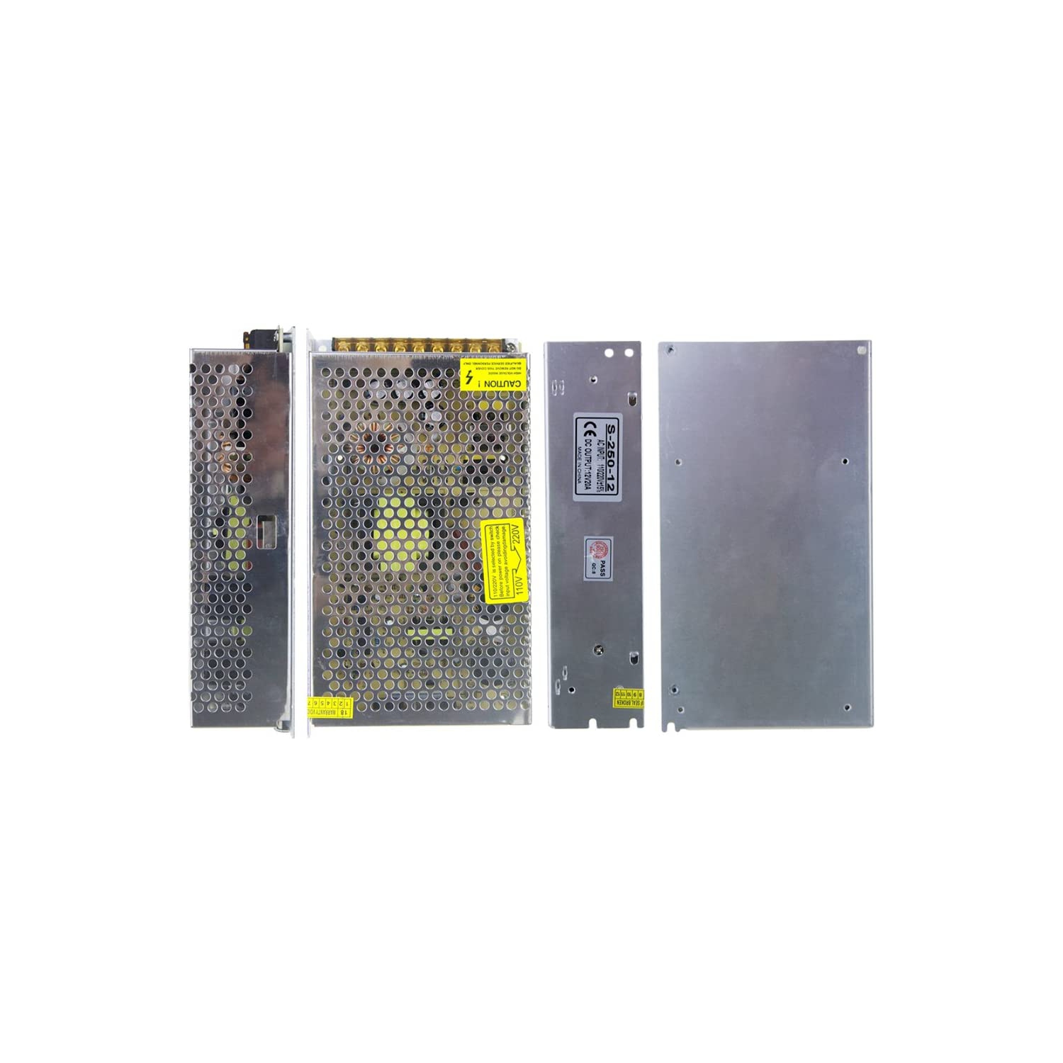 A DC 12V 20A 240W Power Supply Transformer Switch AC 110V/220V to DC 12V 20amp Switching Adapter Converter Driver for LED Strip Light CCTV Camera