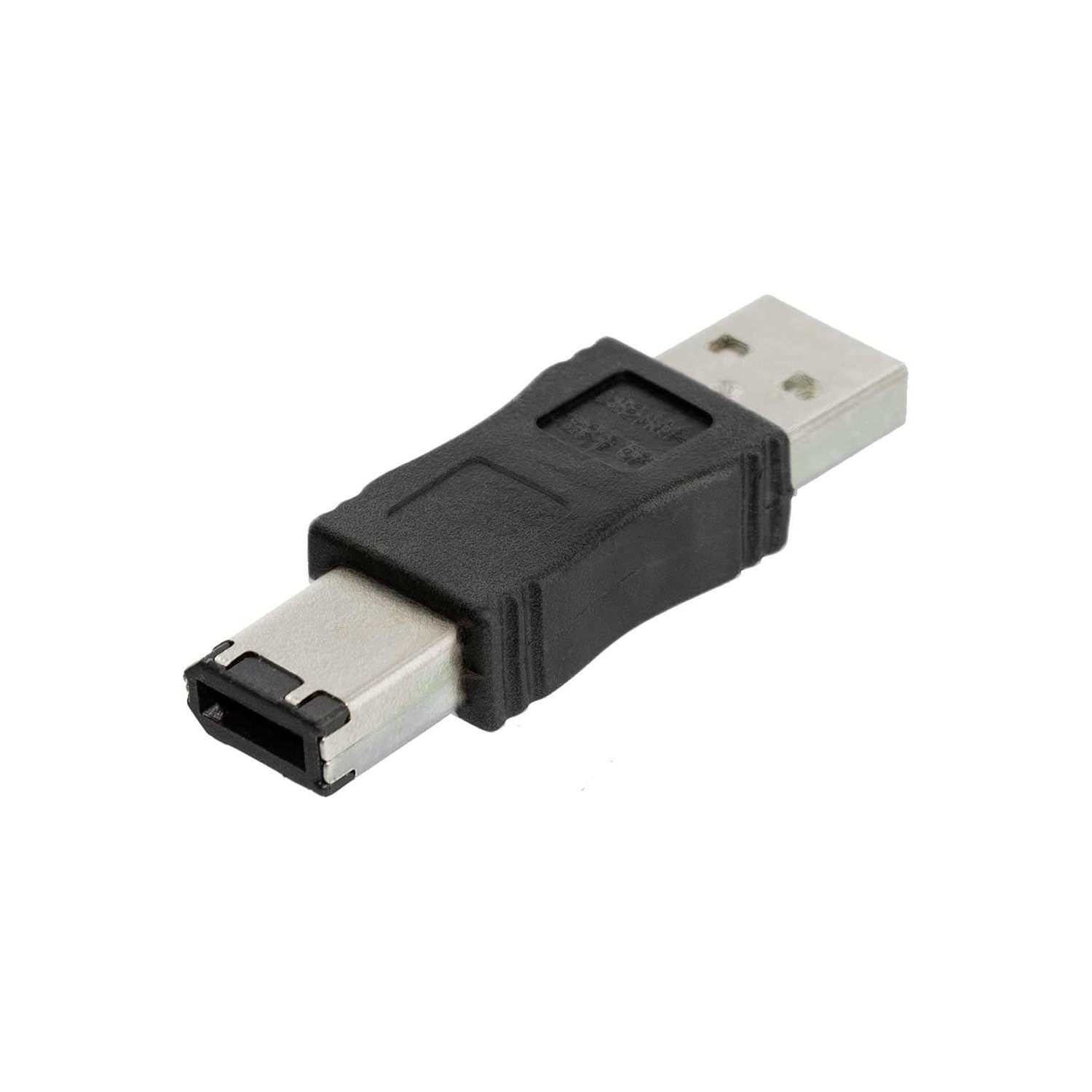 Adaptateur mâle à mâle FireWire IEEE 1394 6 broches vers USB A mâle Convertor Jack M/M.