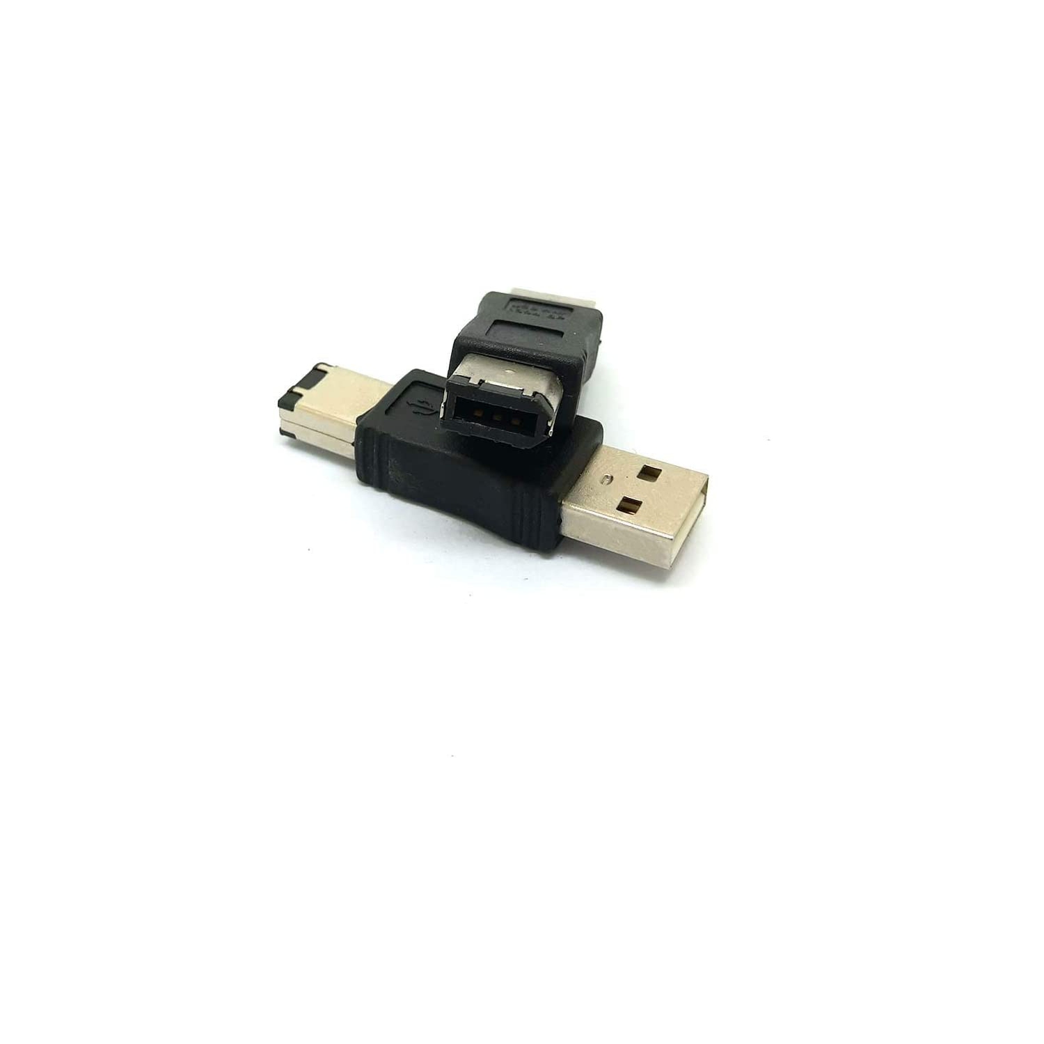 Adaptateur mâle à mâle FireWire IEEE 1394 6 broches vers USB A mâle Convertor Jack M/M.