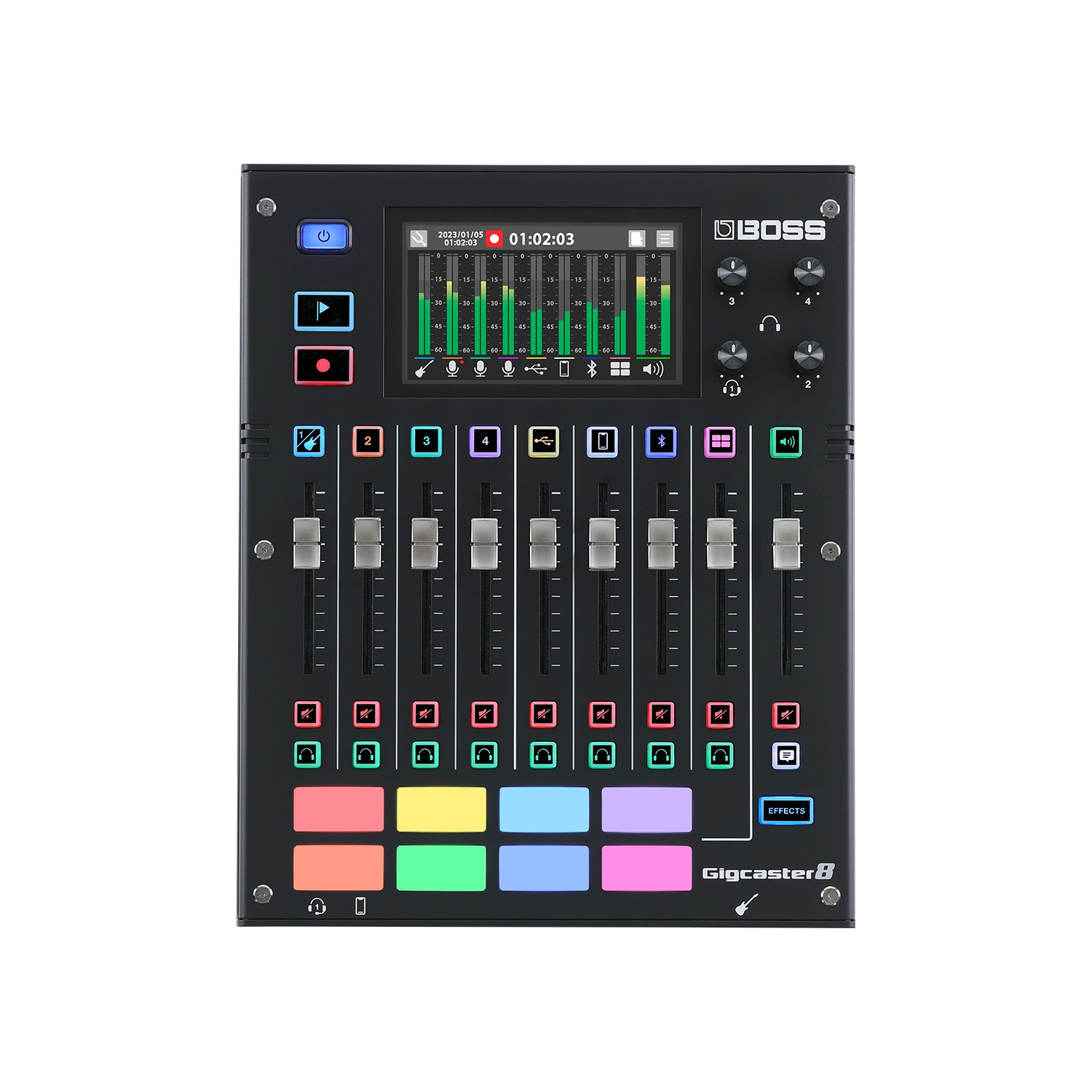 BOSS Gigcaster 8-Channel Audio Streaming Mixer