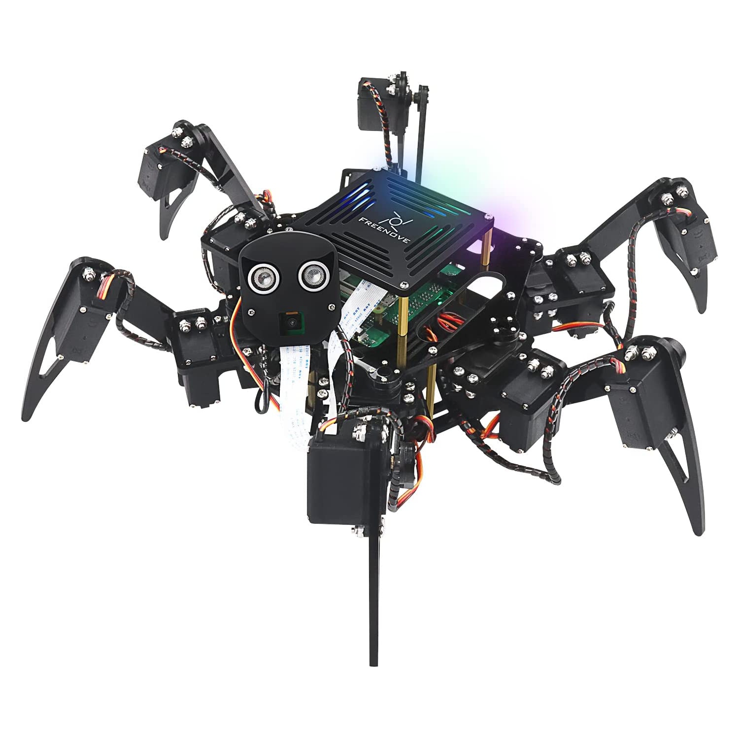 FREENOVE Big Hexapod Robot Kit for Raspberry Pi 4 B 3 B+ B A+