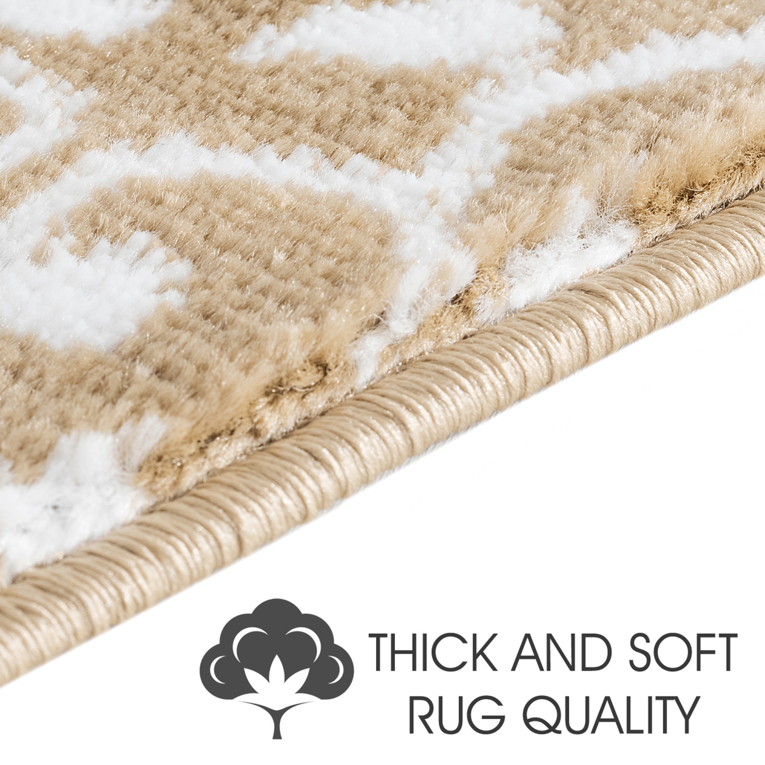 SussexHome Stair Treads - Carpet Strips for Indoor Stairs - Easy to Install with Double Adhesive Tape - Safe, 9" X 28" - 7-Pack - Beige