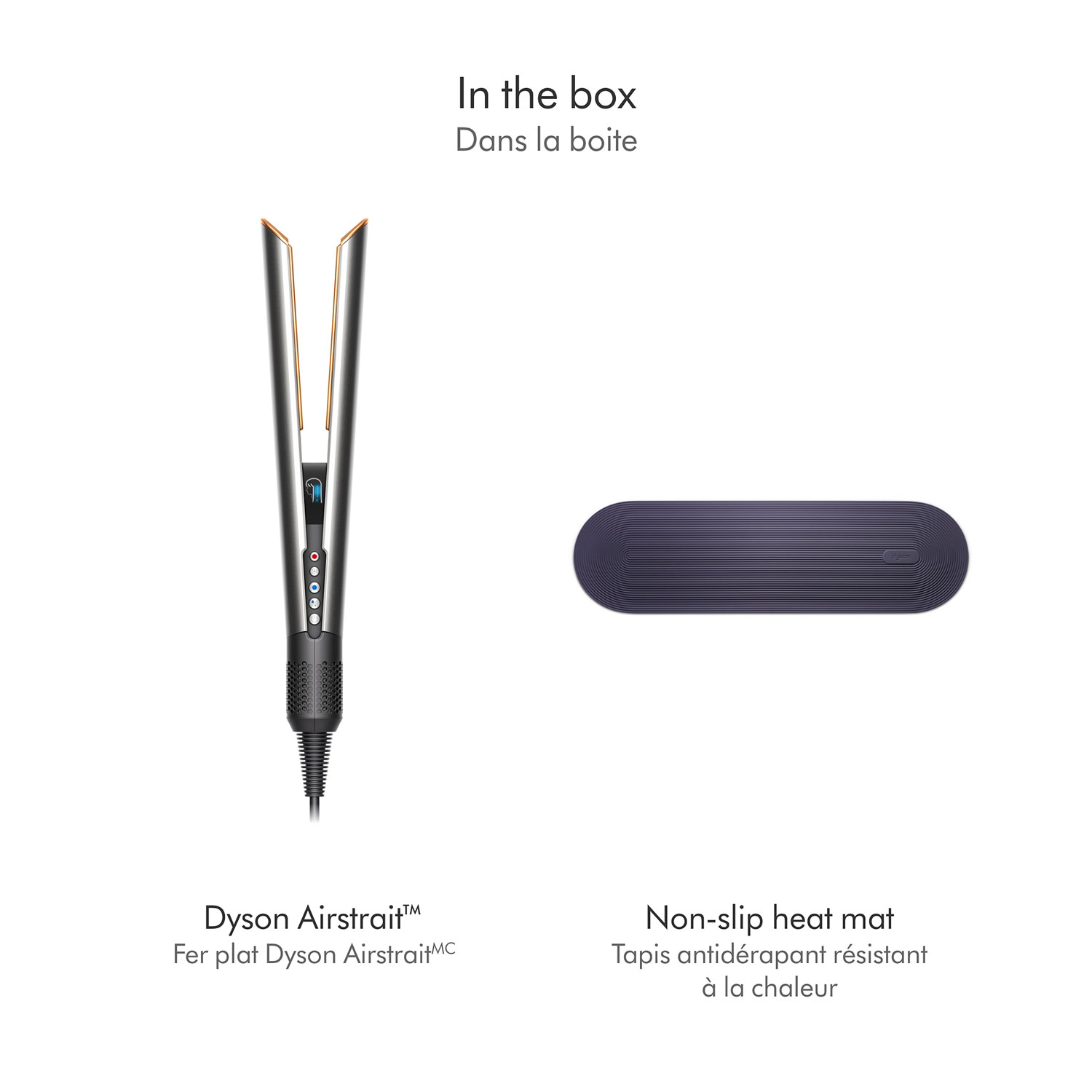 Dyson Airstrait Straightener - Bright Nickel/Rich Copper