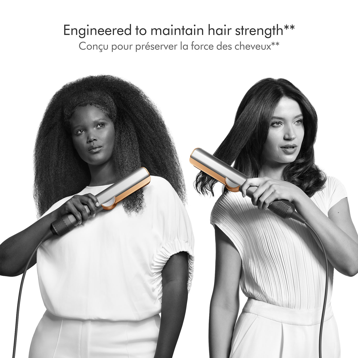 Dyson Airstrait Straightener - Bright Nickel/Rich Copper