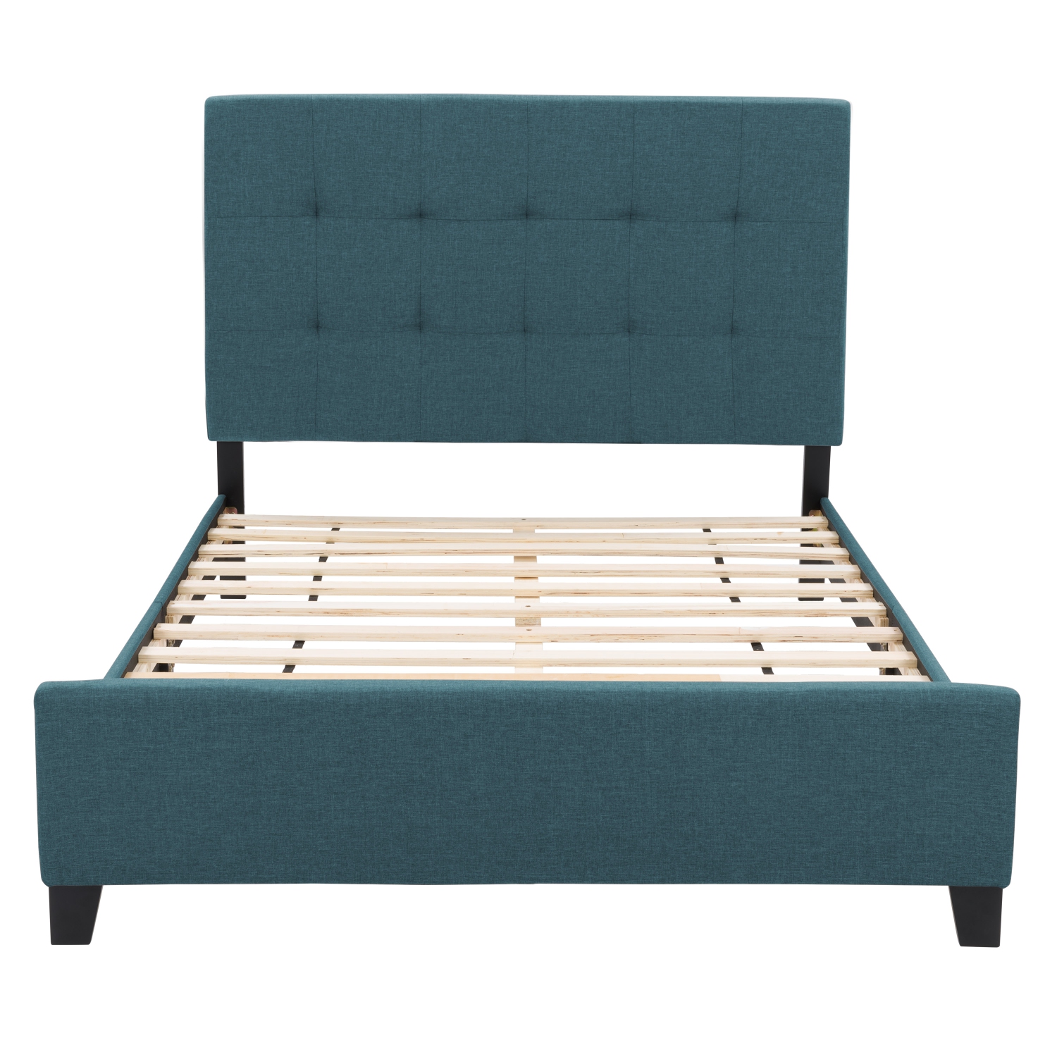 CorLiving Ellery Fabric Tufted Bed, Double