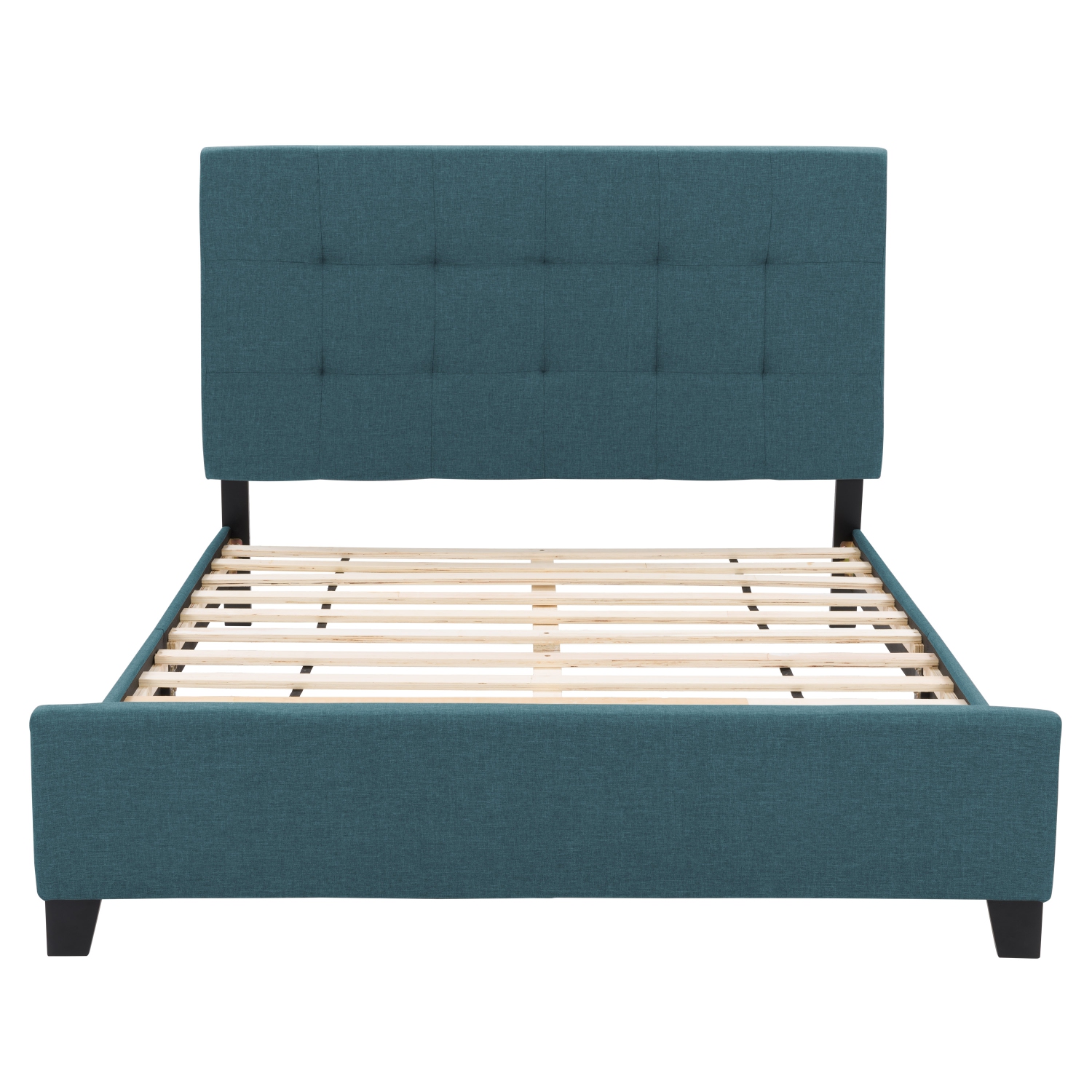 CorLiving Ellery Fabric Tufted Bed, Queen
