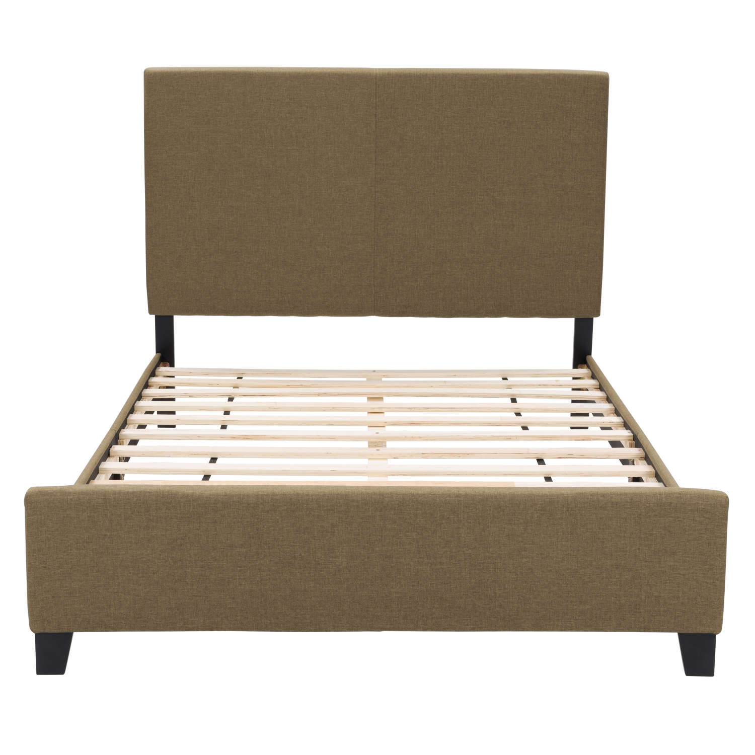 CorLiving Juniper Fabric Upholstered Bed, Double