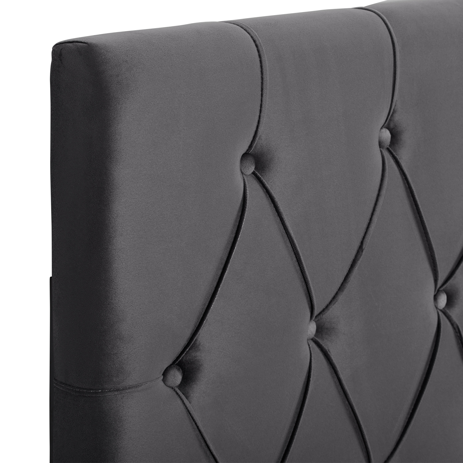 CorLiving Catalina Velvet Headboard, Twin/Single