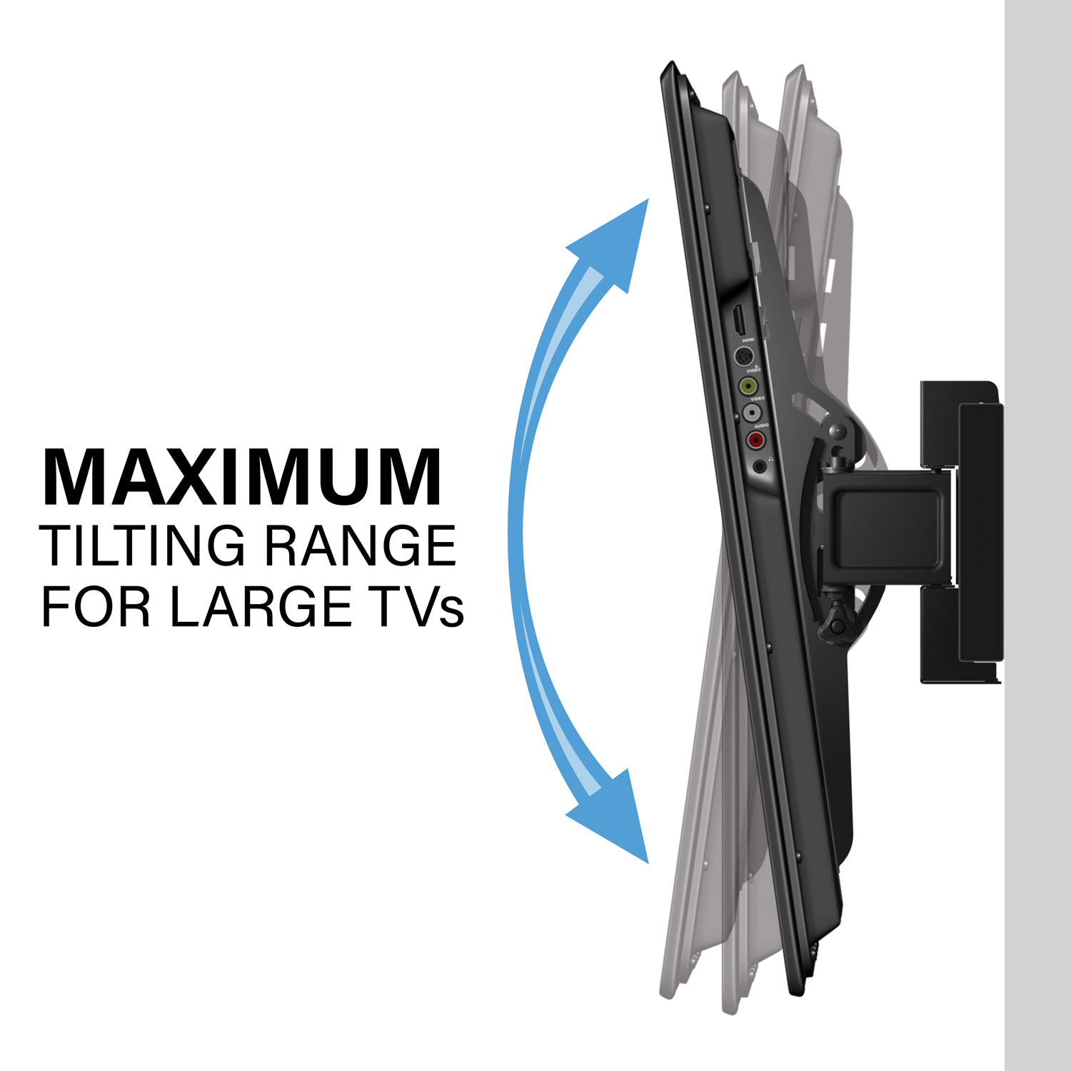 SANUS Accents 32" - 85" Extendable Tilting TV Wall Mount