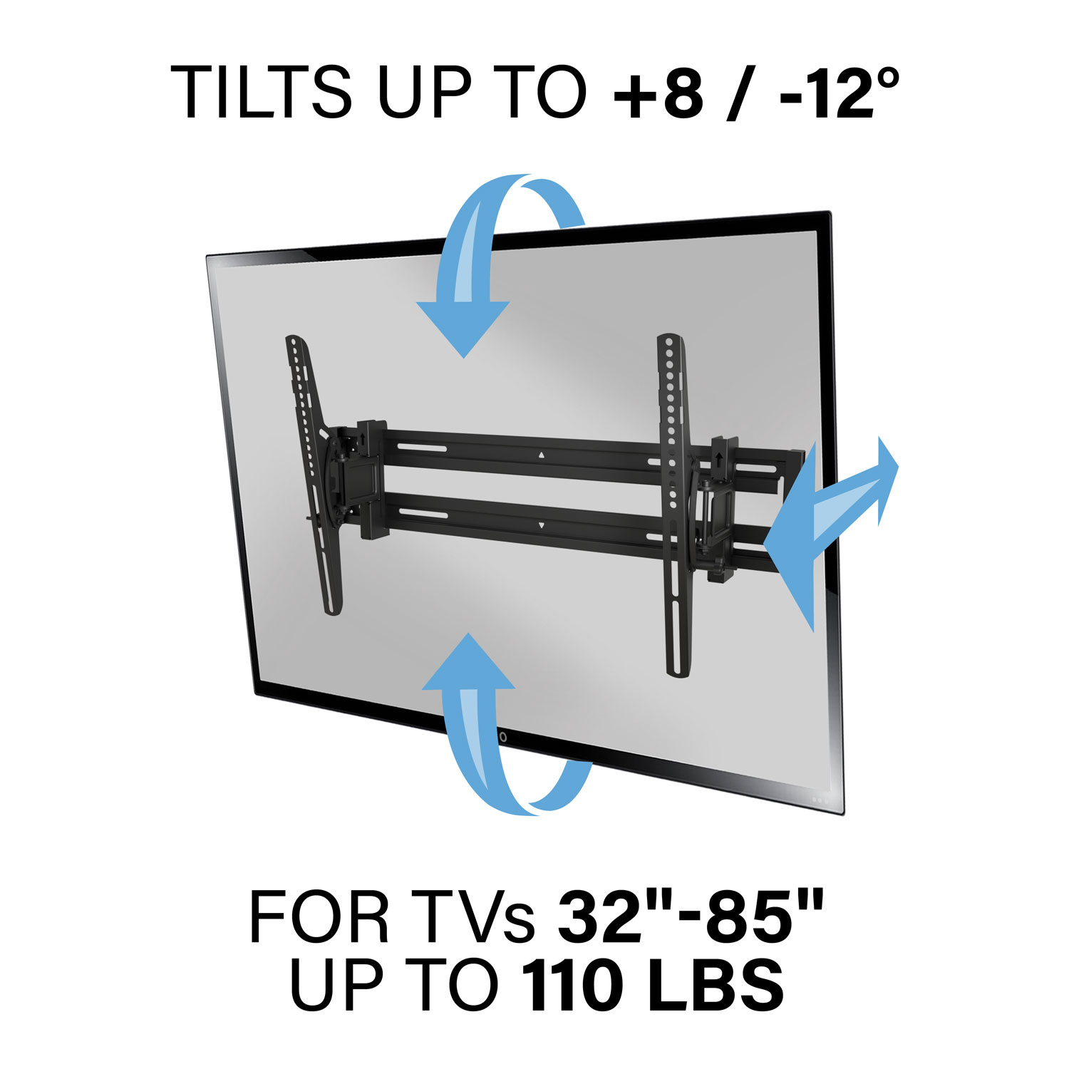 SANUS Accents 32" - 85" Extendable Tilting TV Wall Mount