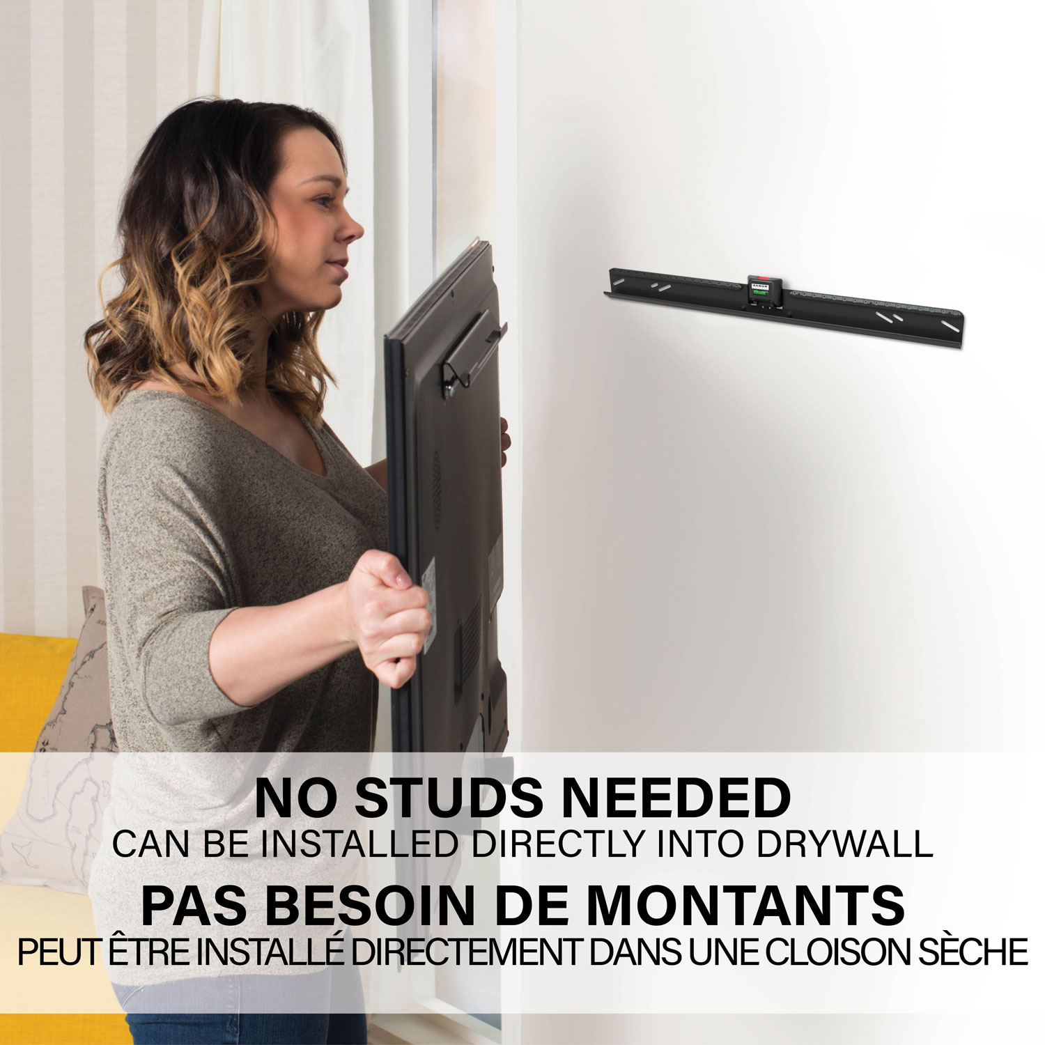 Support mural fixe Accents de SANUS pour téléviseur de 42 à 85 po
